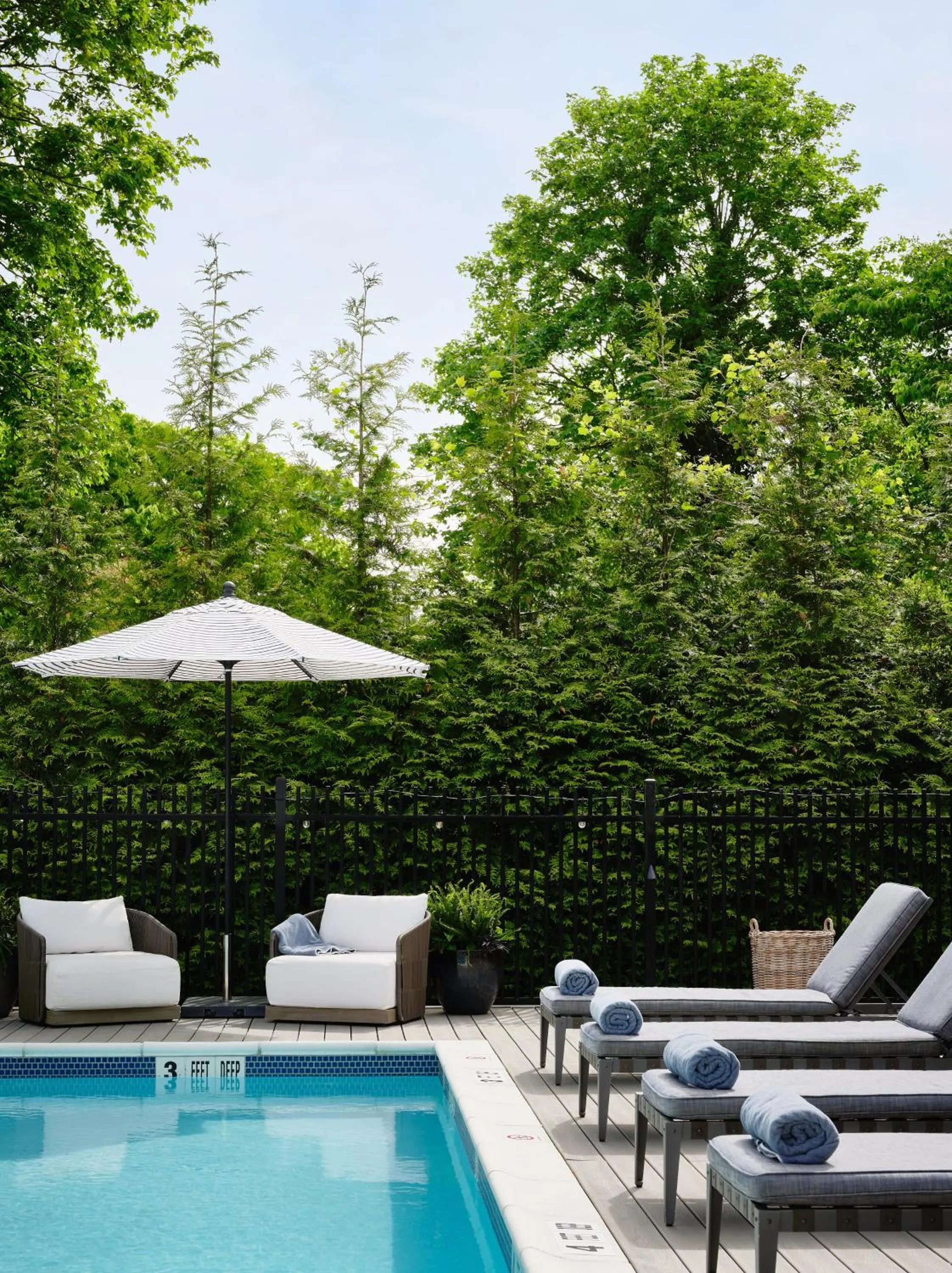 Swimming pool in Journey East Hampton