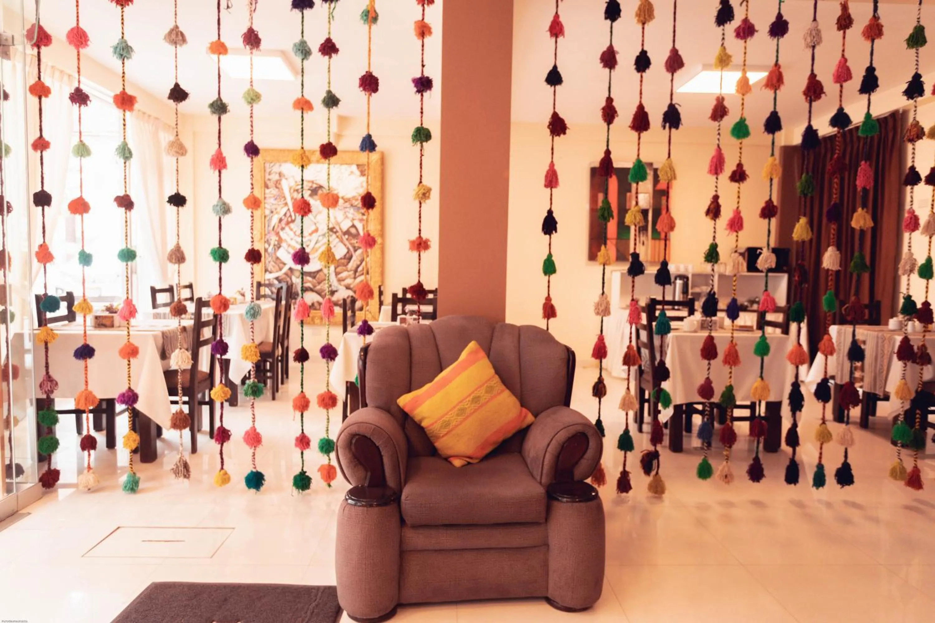 Lobby or reception in Hotel Las Quenas