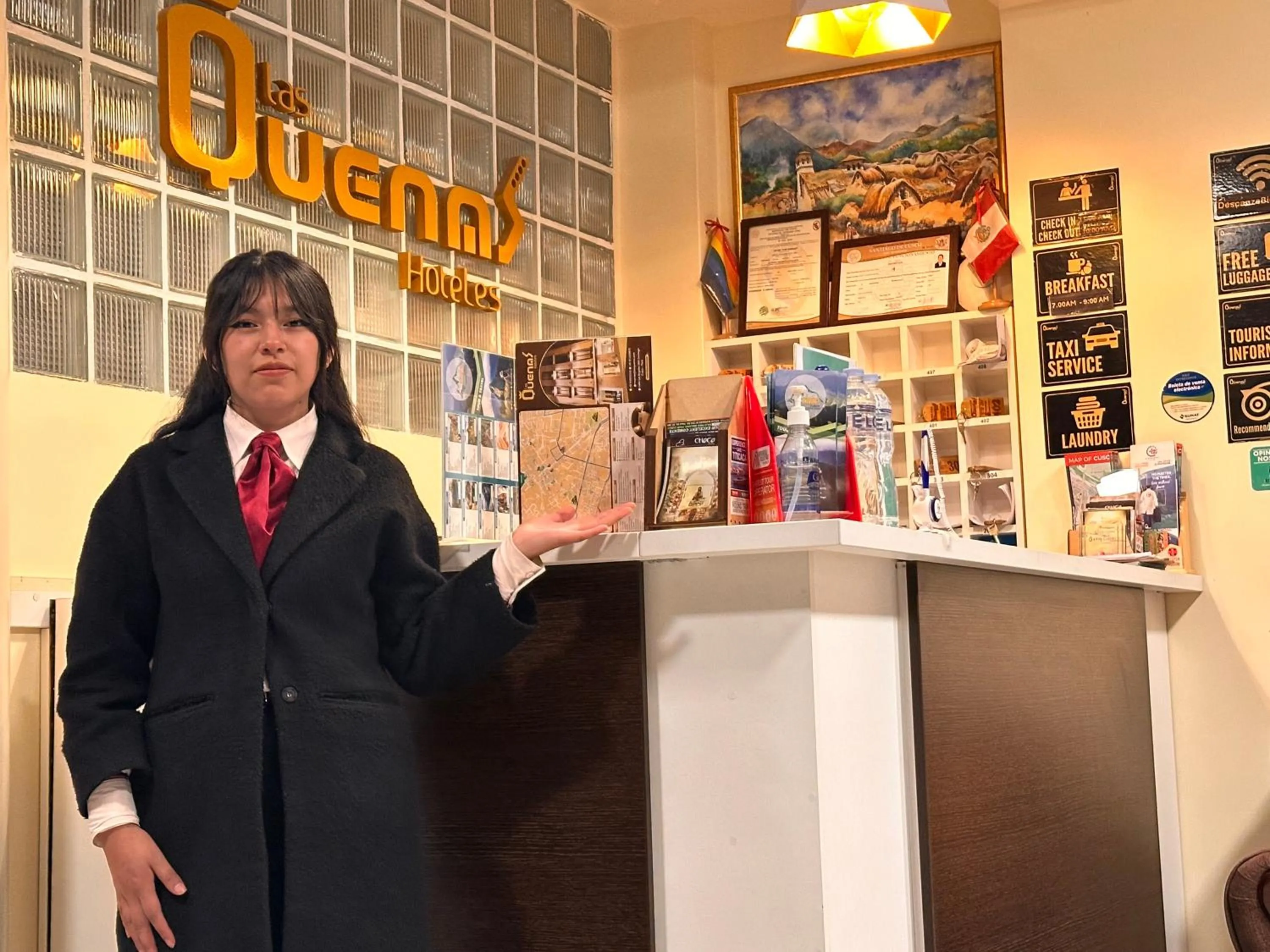 Staff in Hotel Las Quenas