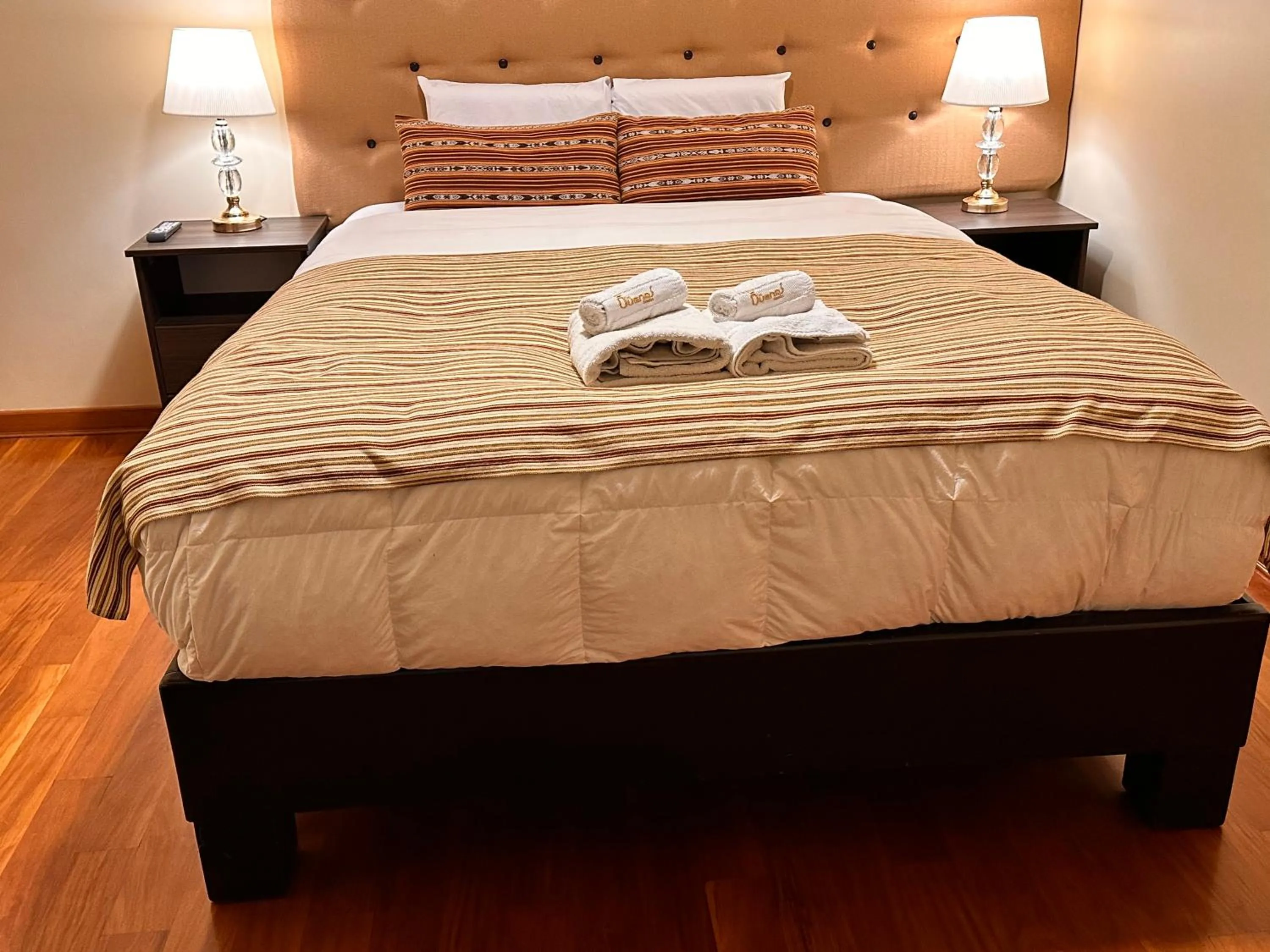 Bed in Hotel Las Quenas