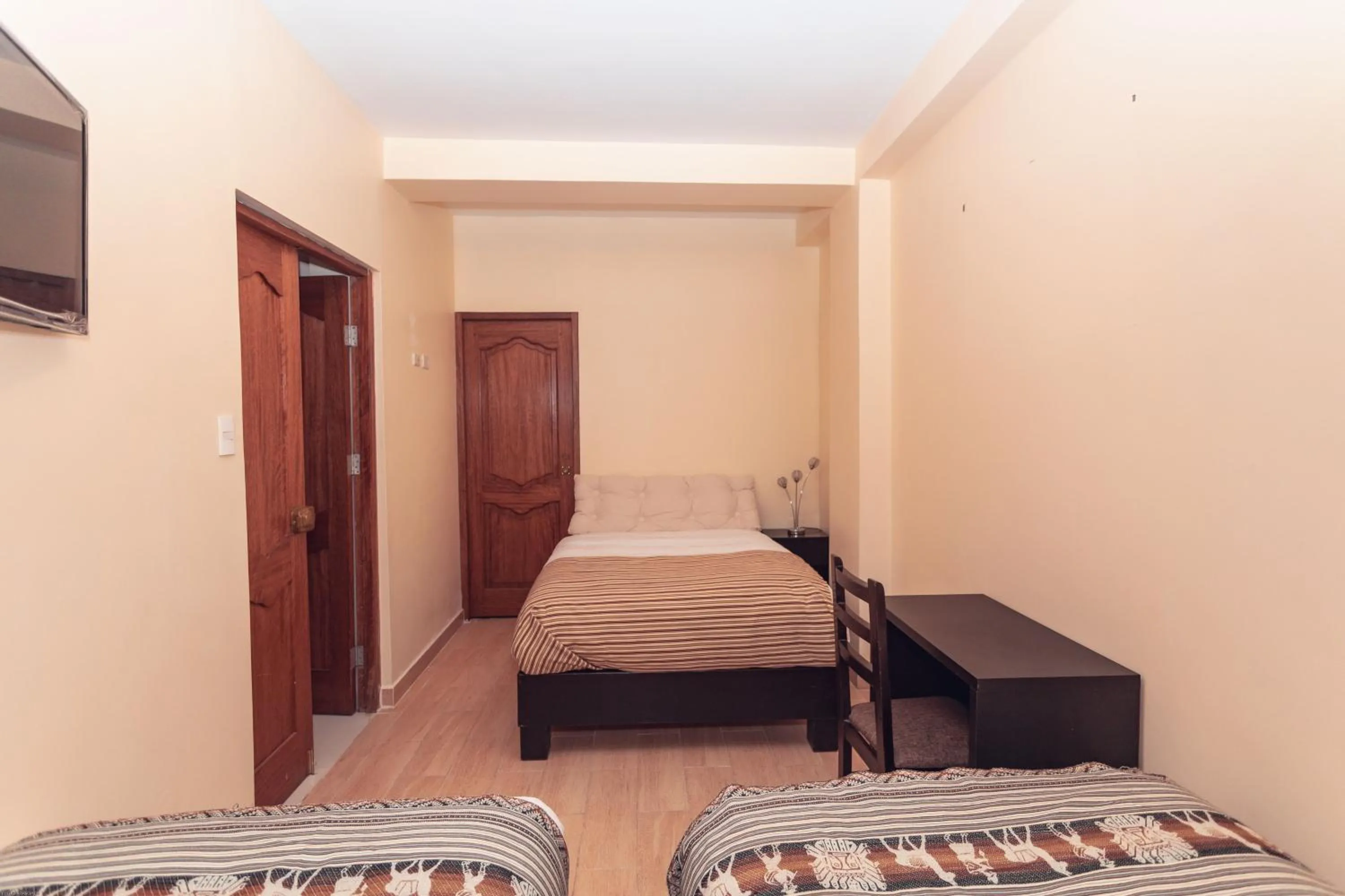 Bed in Hotel Las Quenas