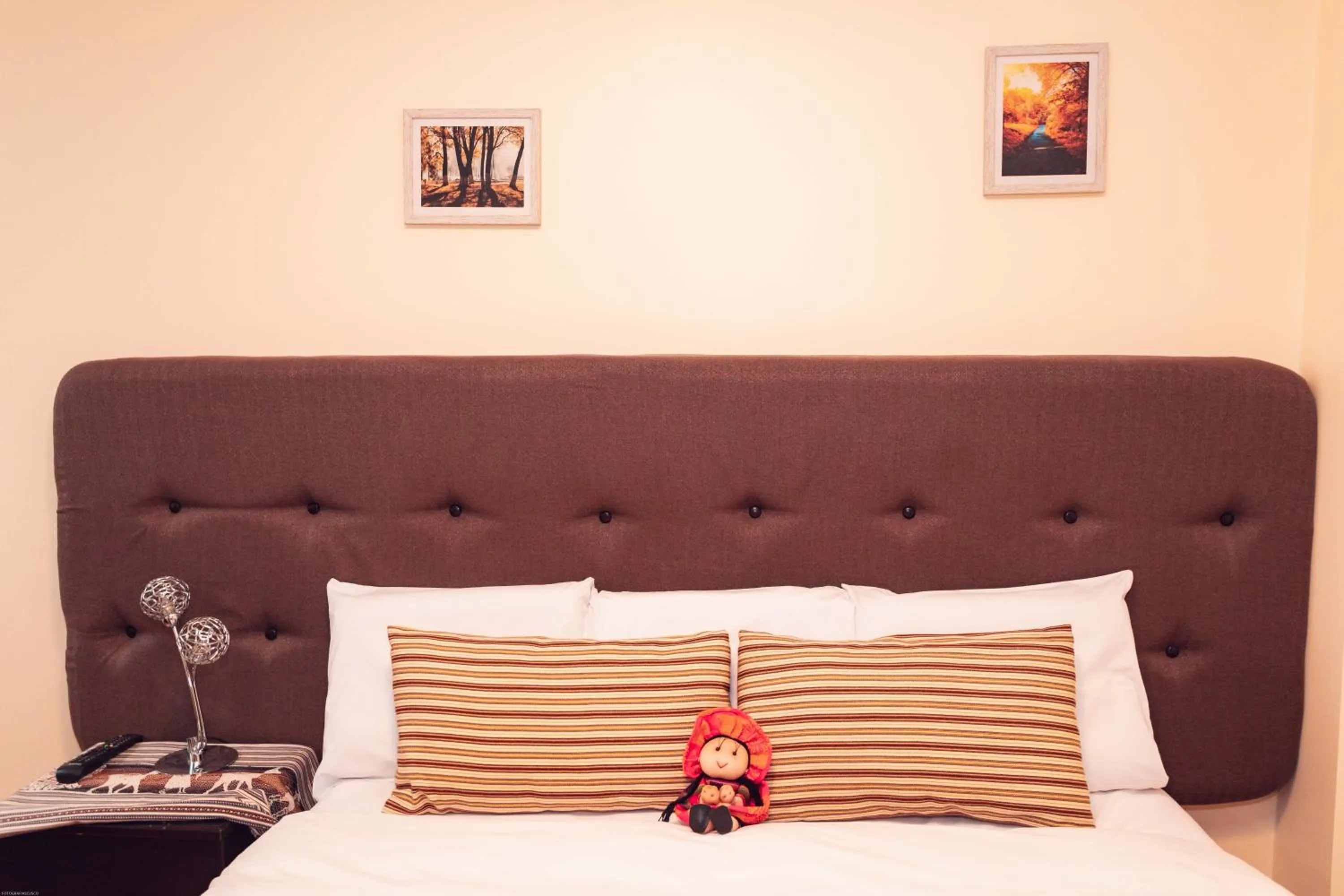 Bed in Hotel Las Quenas