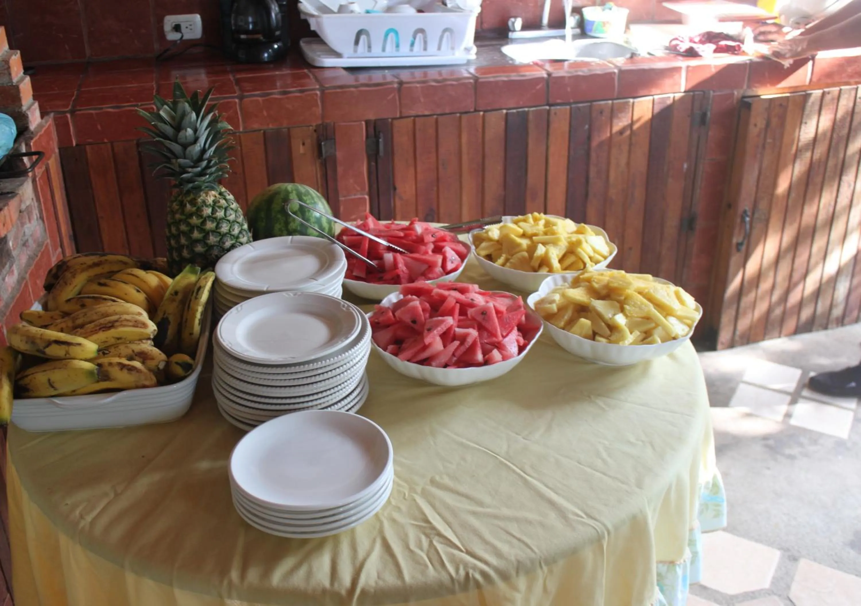 Continental breakfast in Hotel Santa Maria Inn