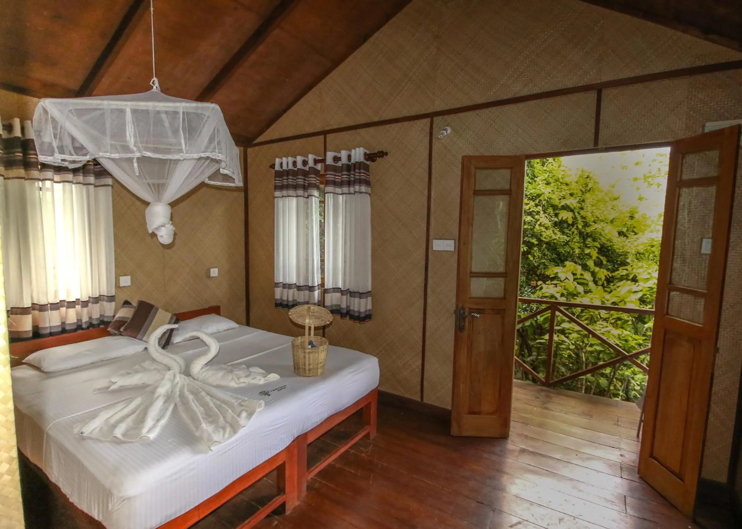 Decorative detail, Bed in The Thick Forest