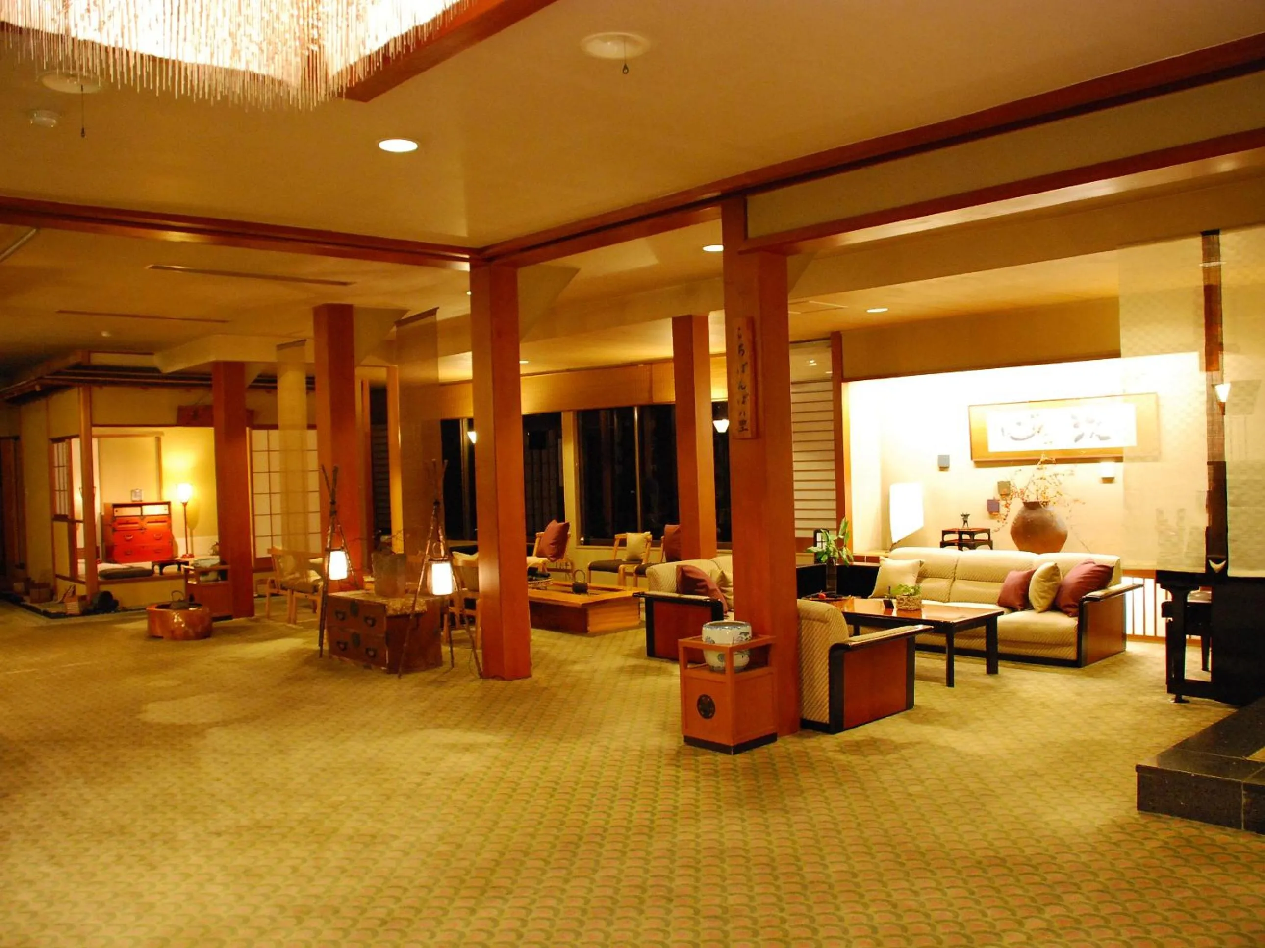 Lobby or reception in Sakaya Ryokan Yoshina Onsen