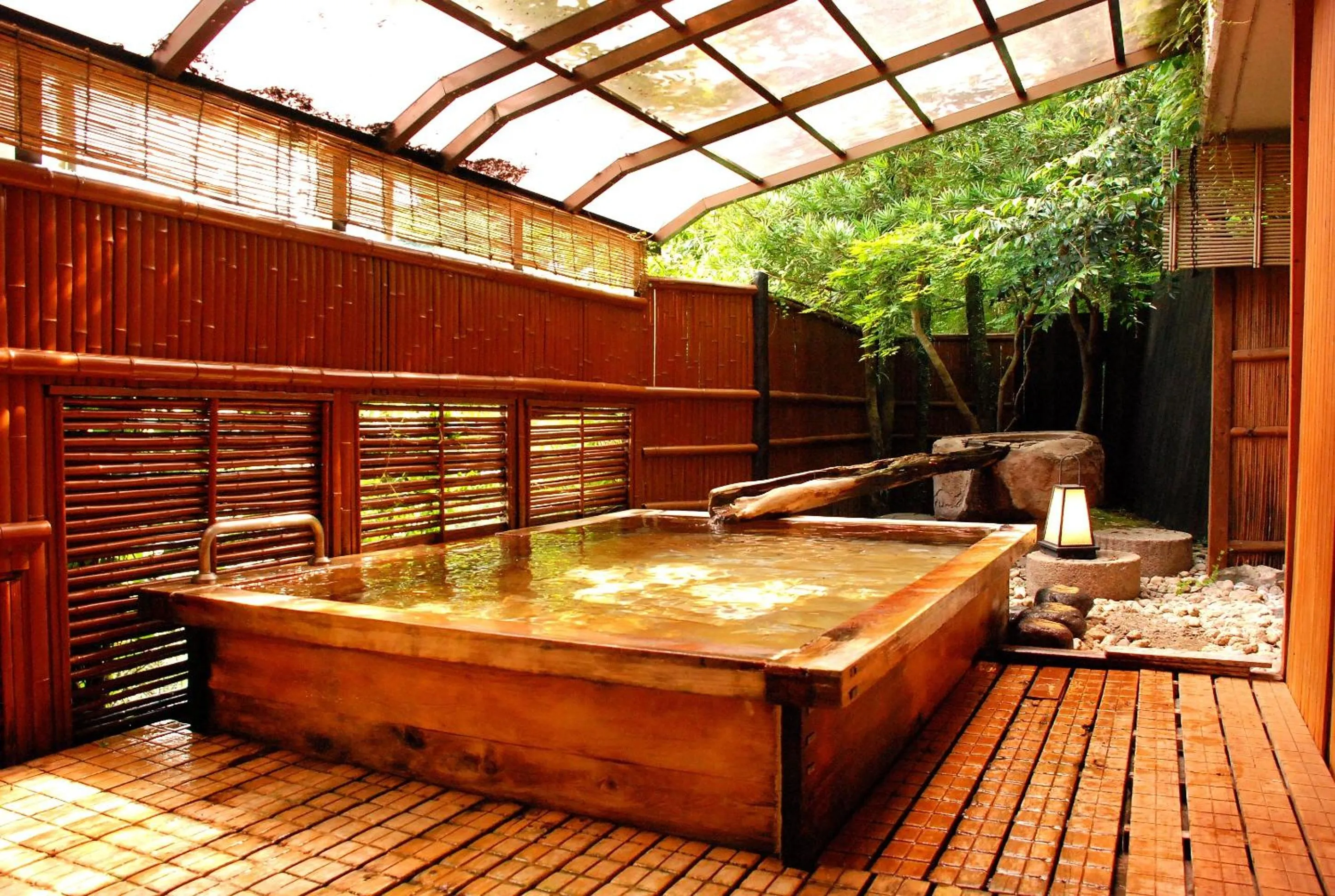 Hot Spring Bath in Sakaya Ryokan Yoshina Onsen
