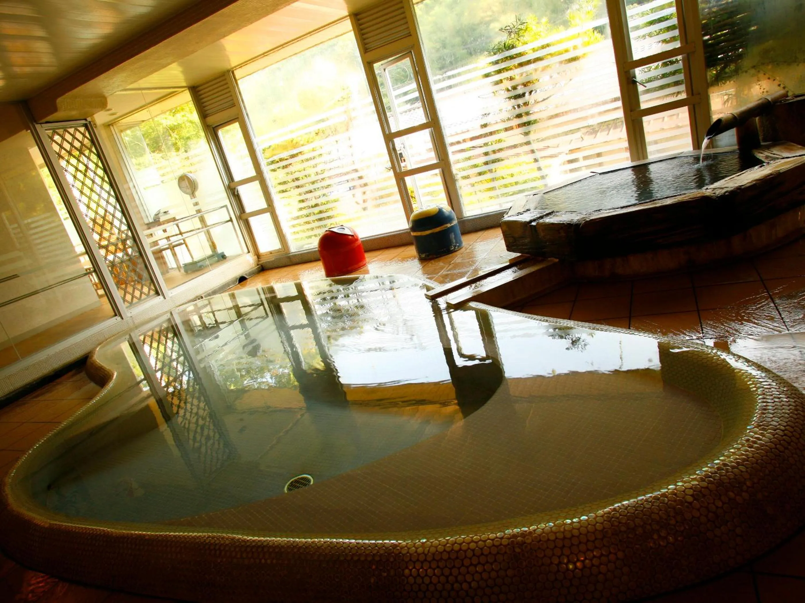 Hot Spring Bath in Sakaya Ryokan Yoshina Onsen