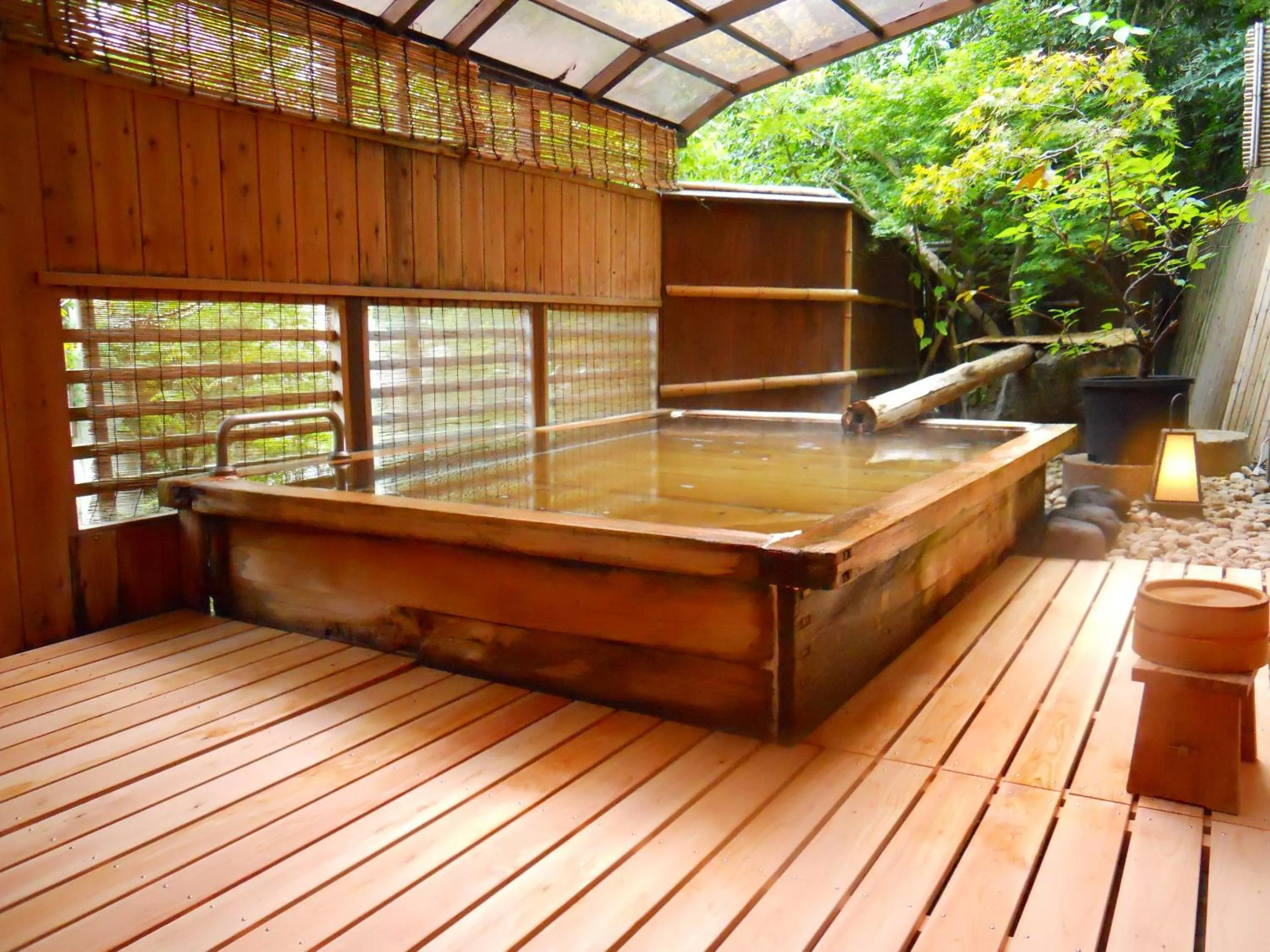 Hot Spring Bath in Sakaya Ryokan Yoshina Onsen