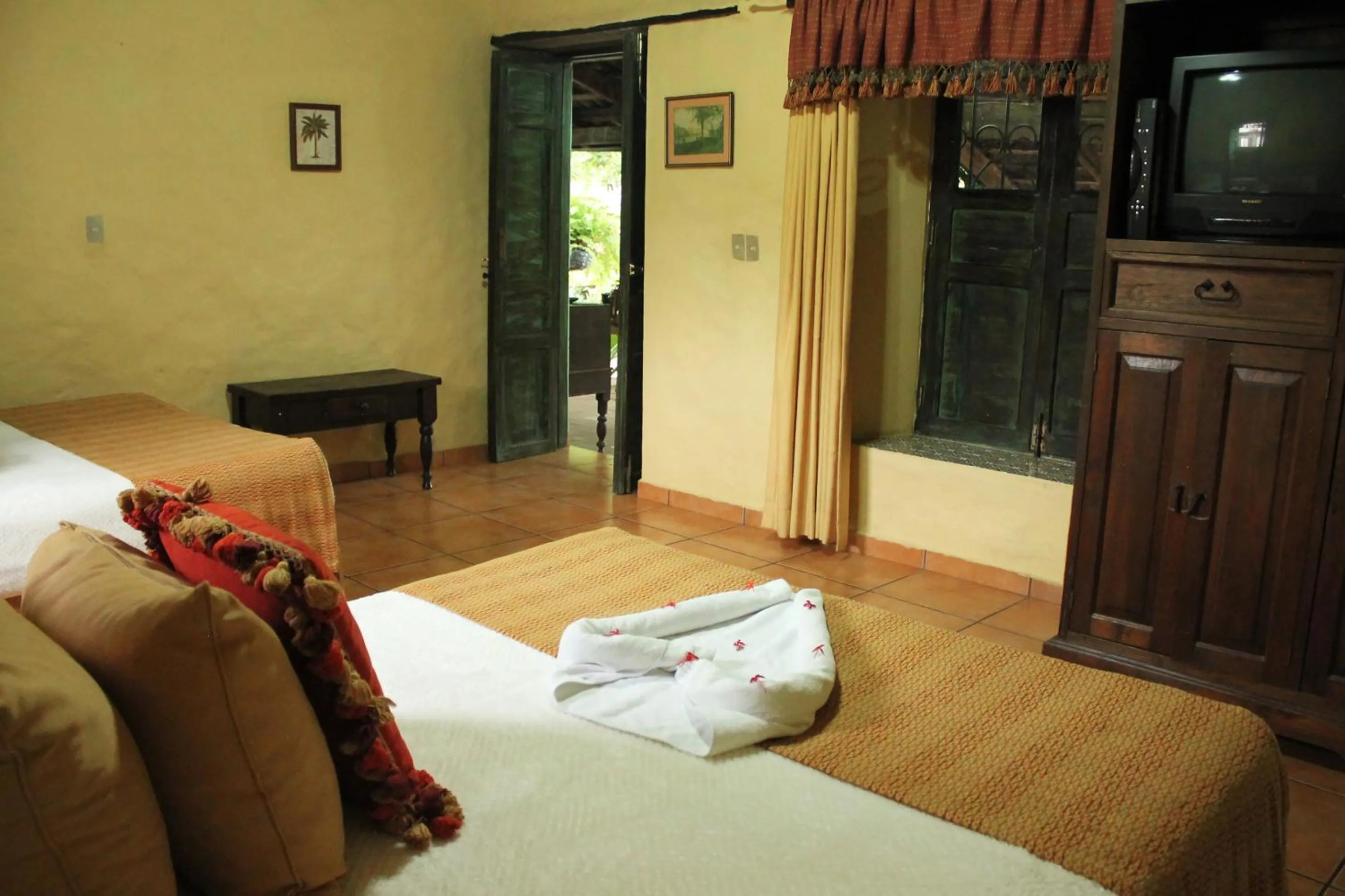 Bed in La Posada de Suchitlan