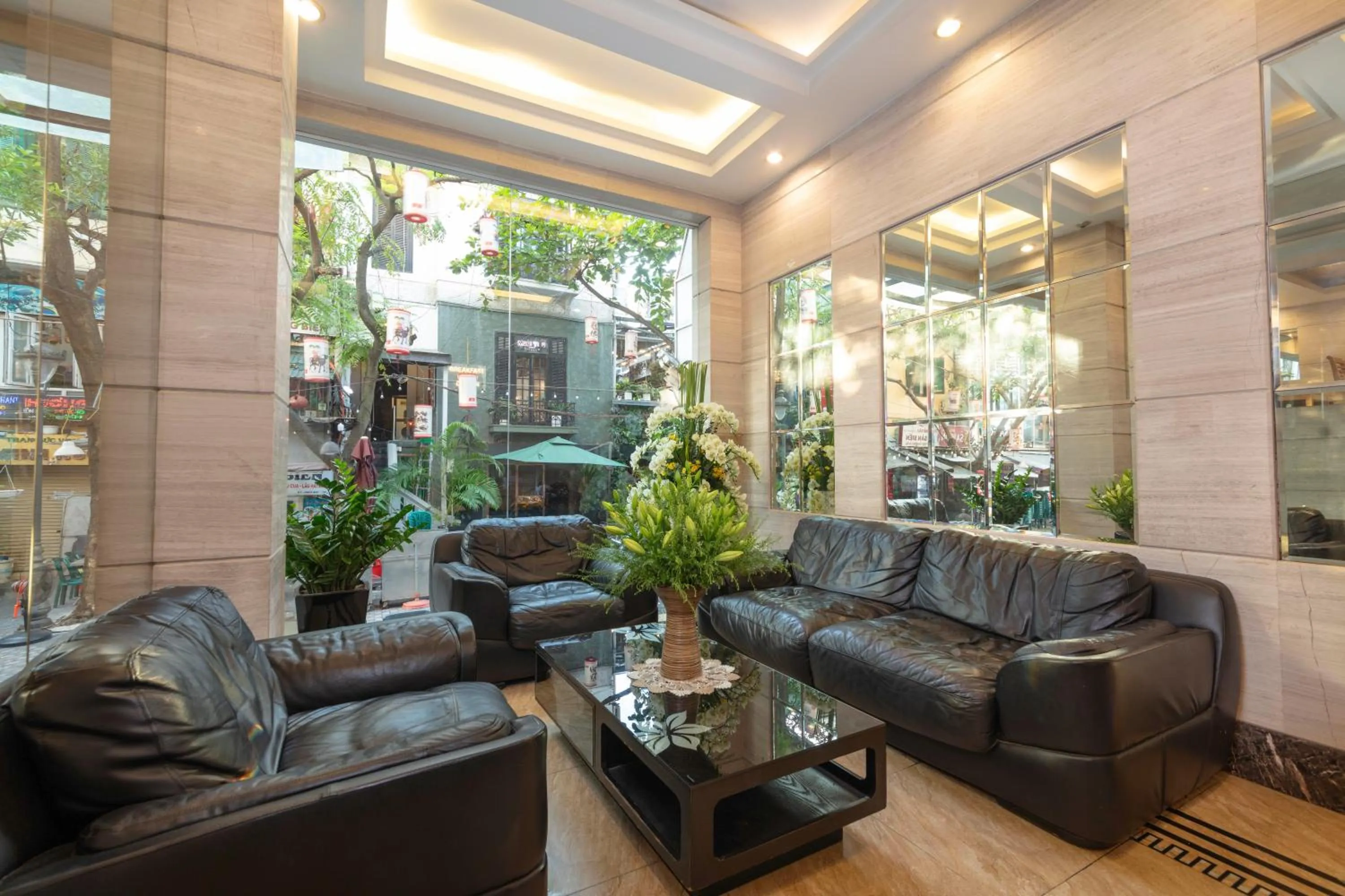 Seating area in Skygem Boutique Hotel