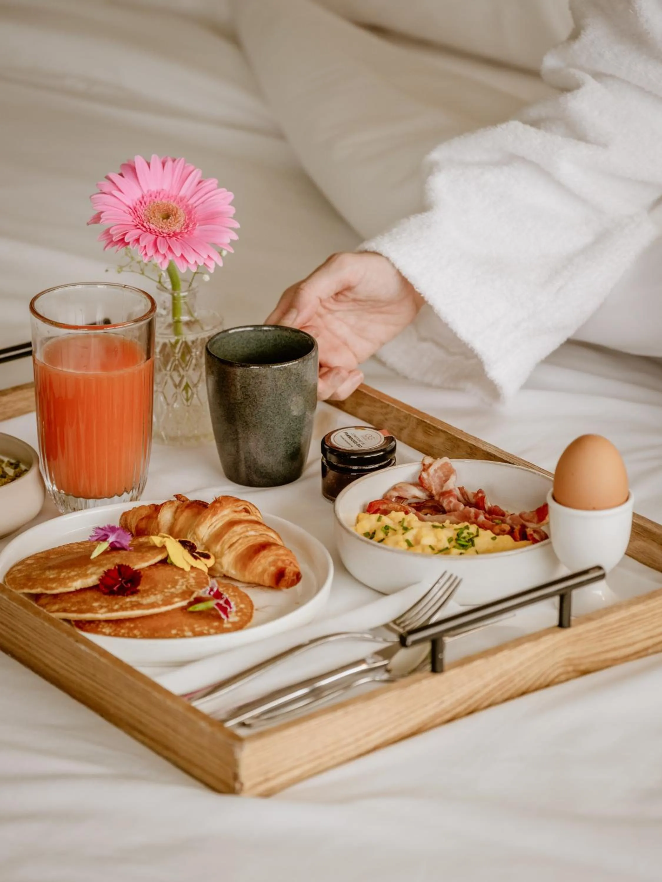 Continental breakfast in Novotel Lyon Centre-Confluence Bord de Saone