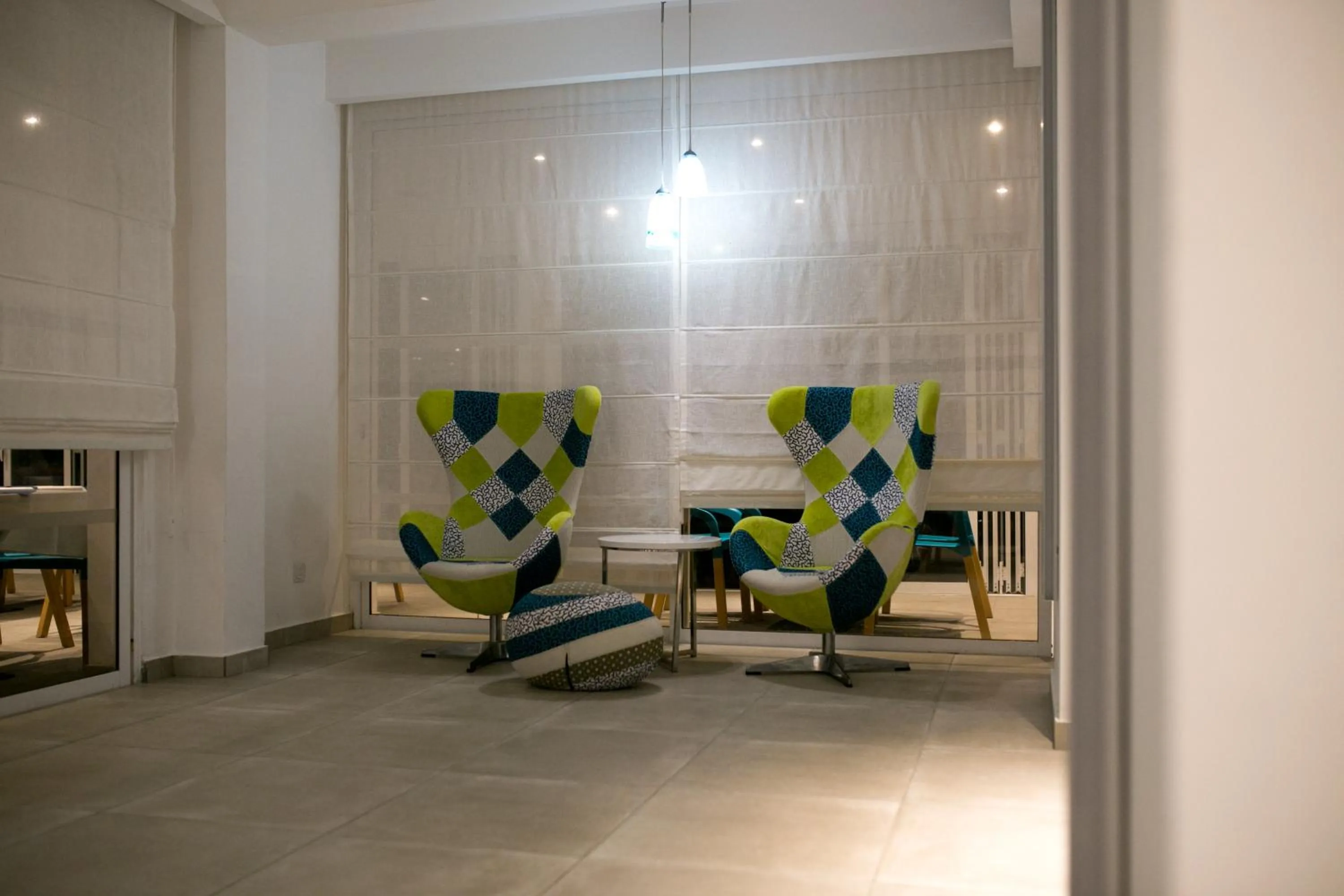 Seating area in Marica's Boutique Hotel