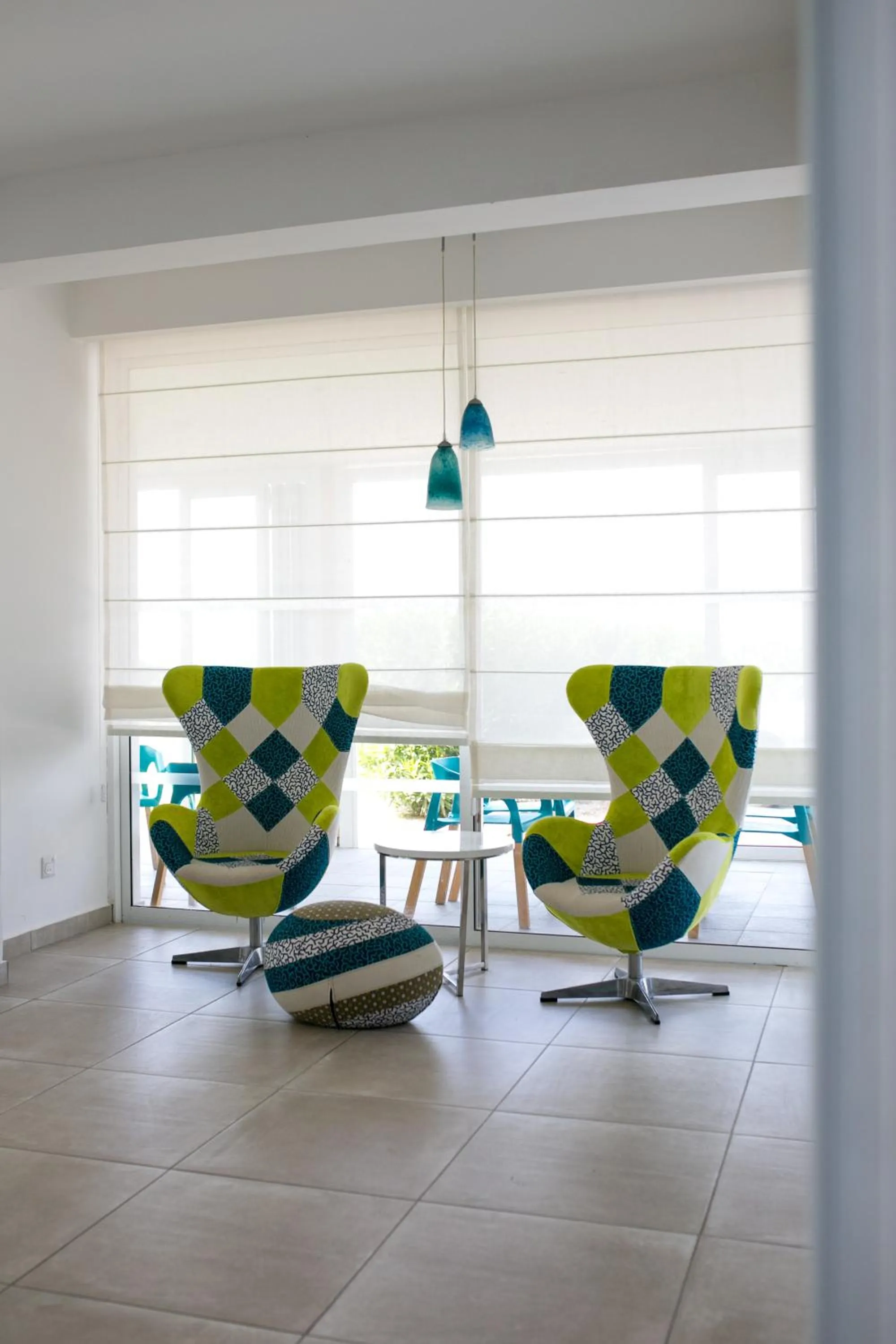 Seating area in Marica's Boutique Hotel