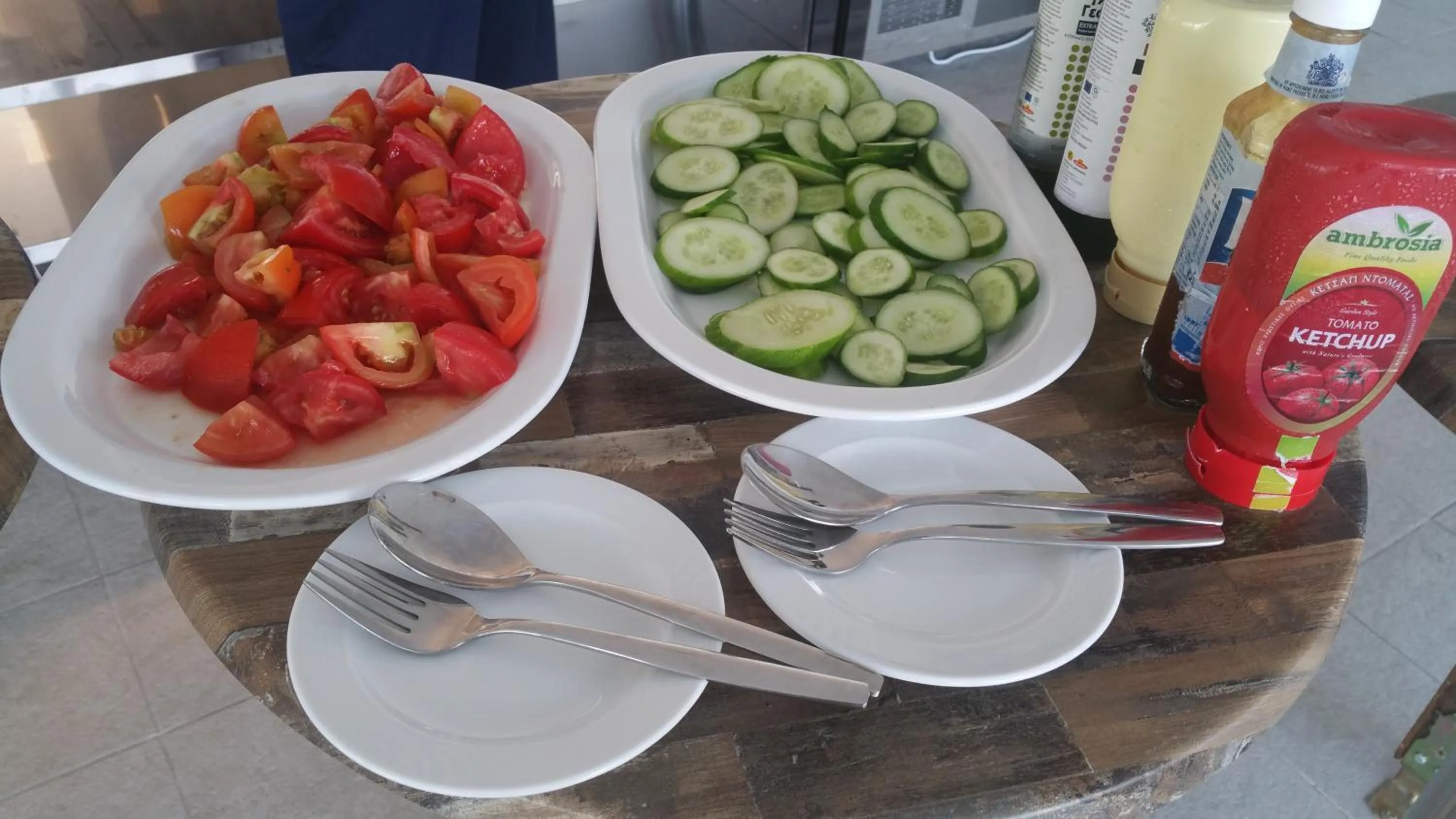 Buffet breakfast in Marica's Boutique Hotel