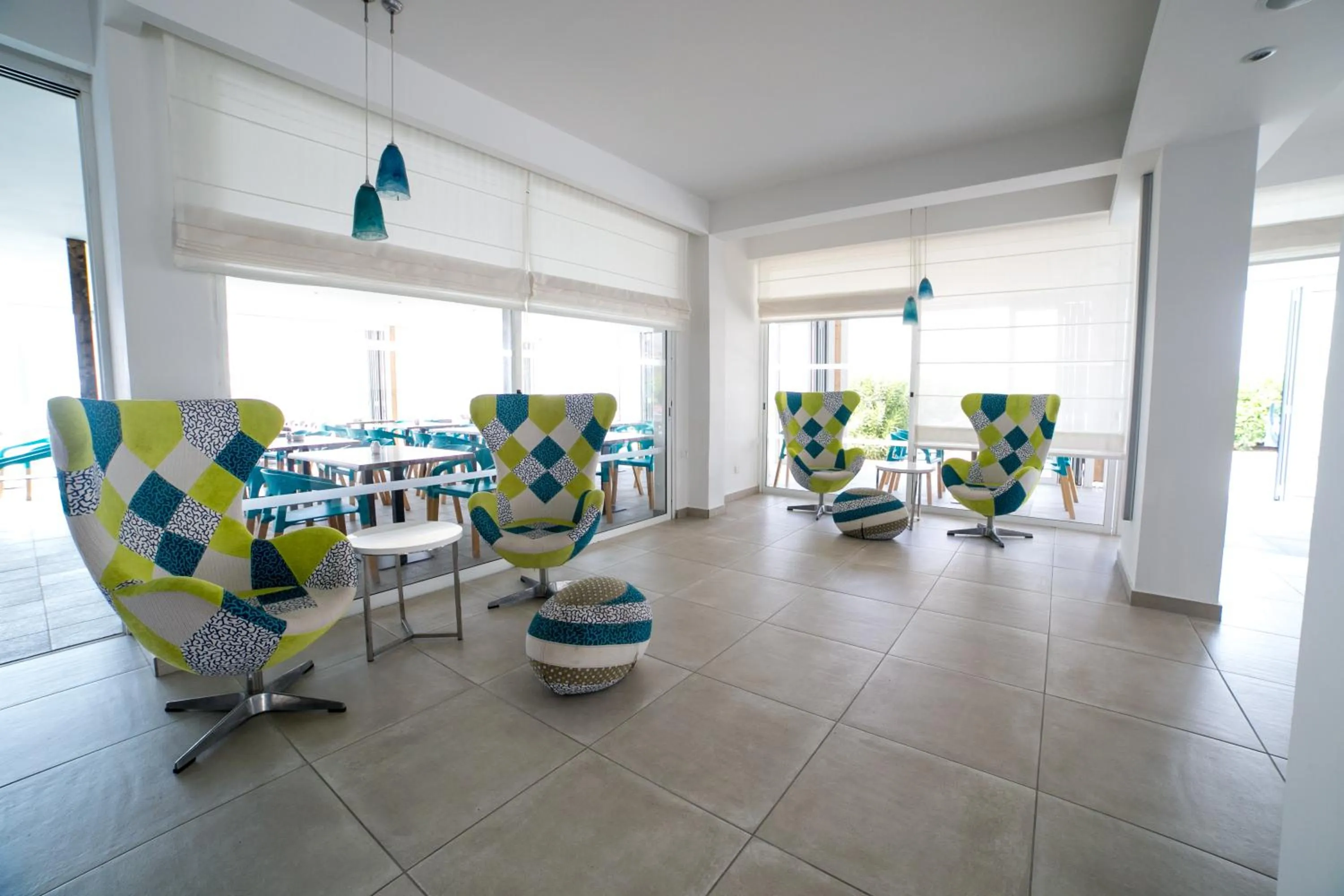 Seating area in Marica's Boutique Hotel