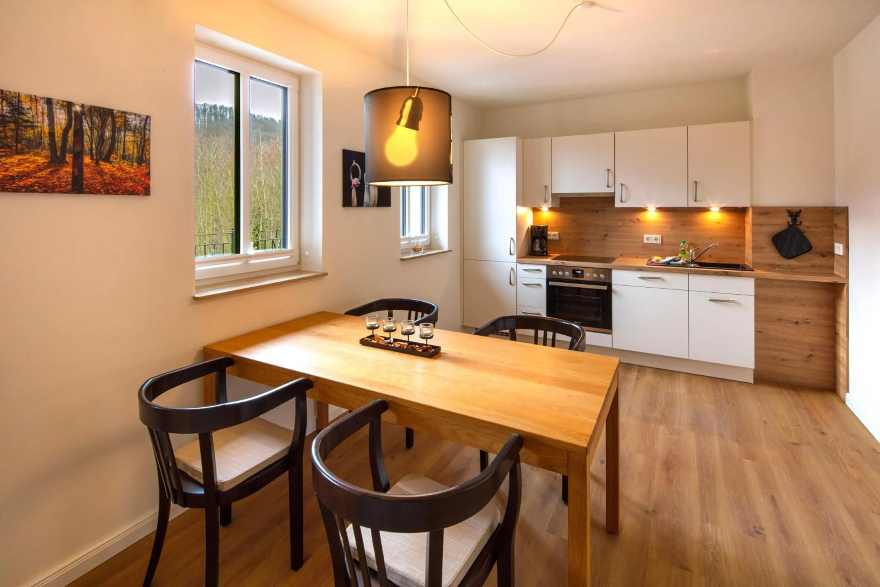 Kitchen or kitchenette in Plumbohms ECHT-HARZ-HOTEL