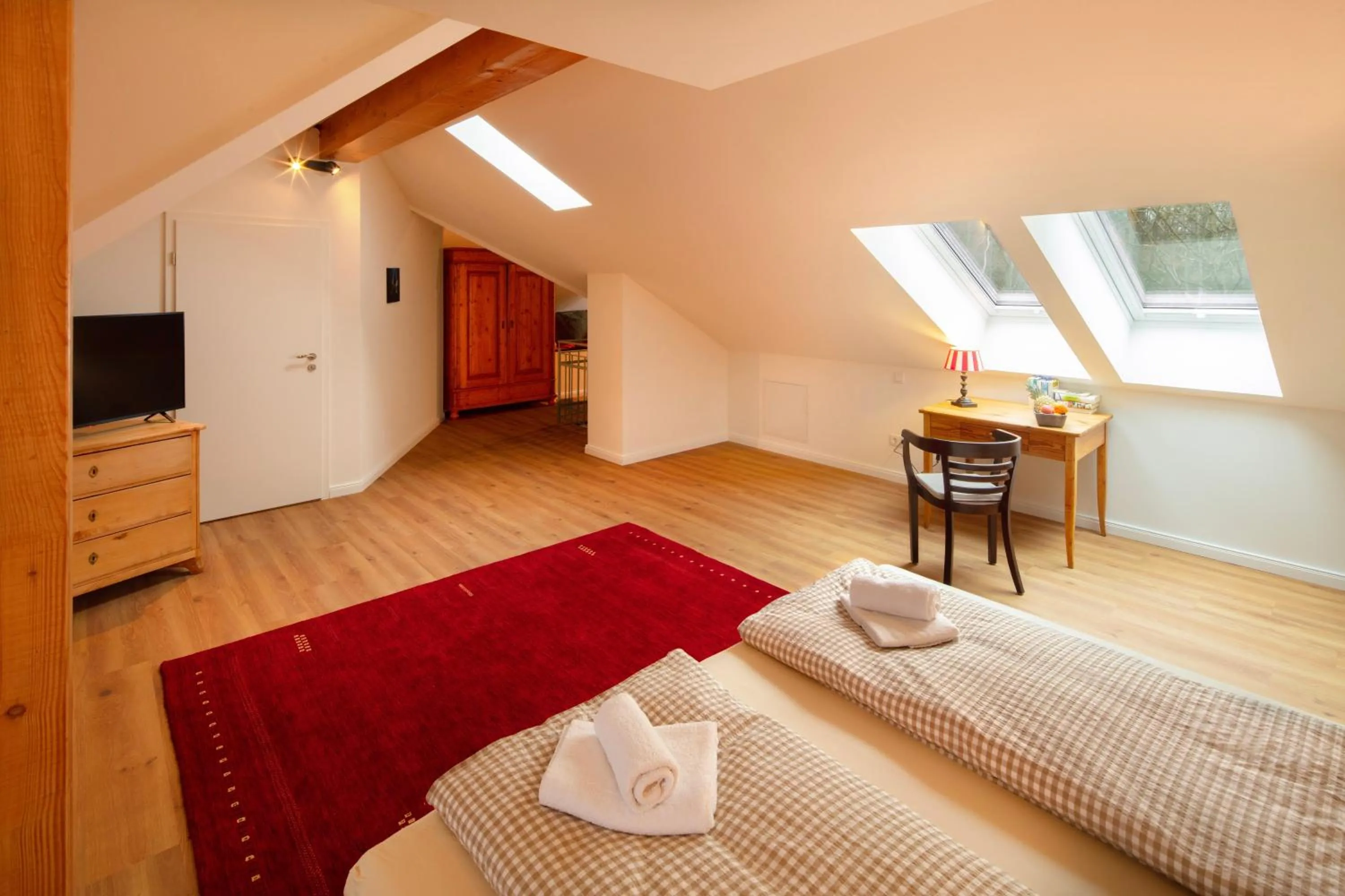 Bed in Plumbohms ECHT-HARZ-HOTEL