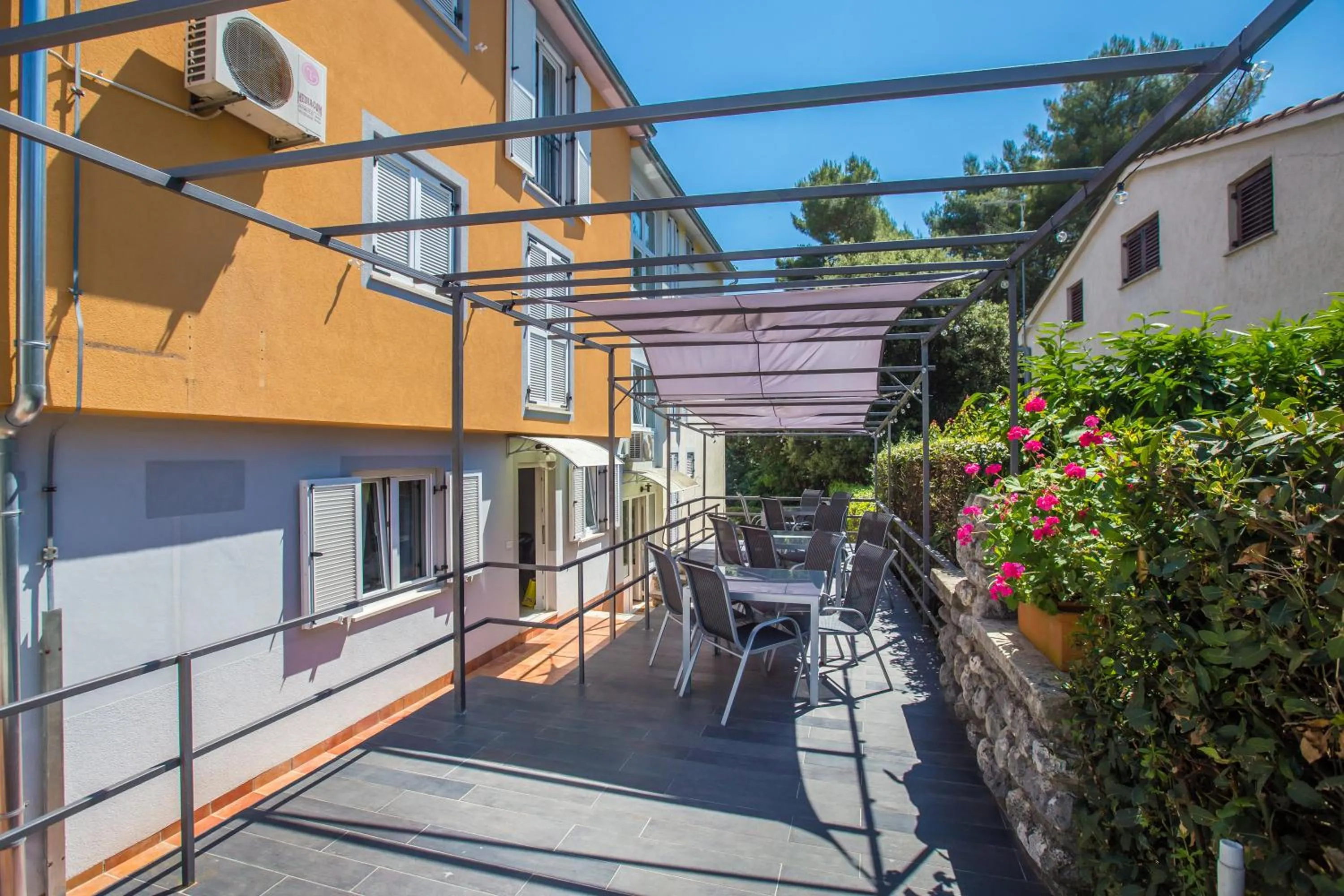 Balcony/Terrace in Apartments Villa Borik