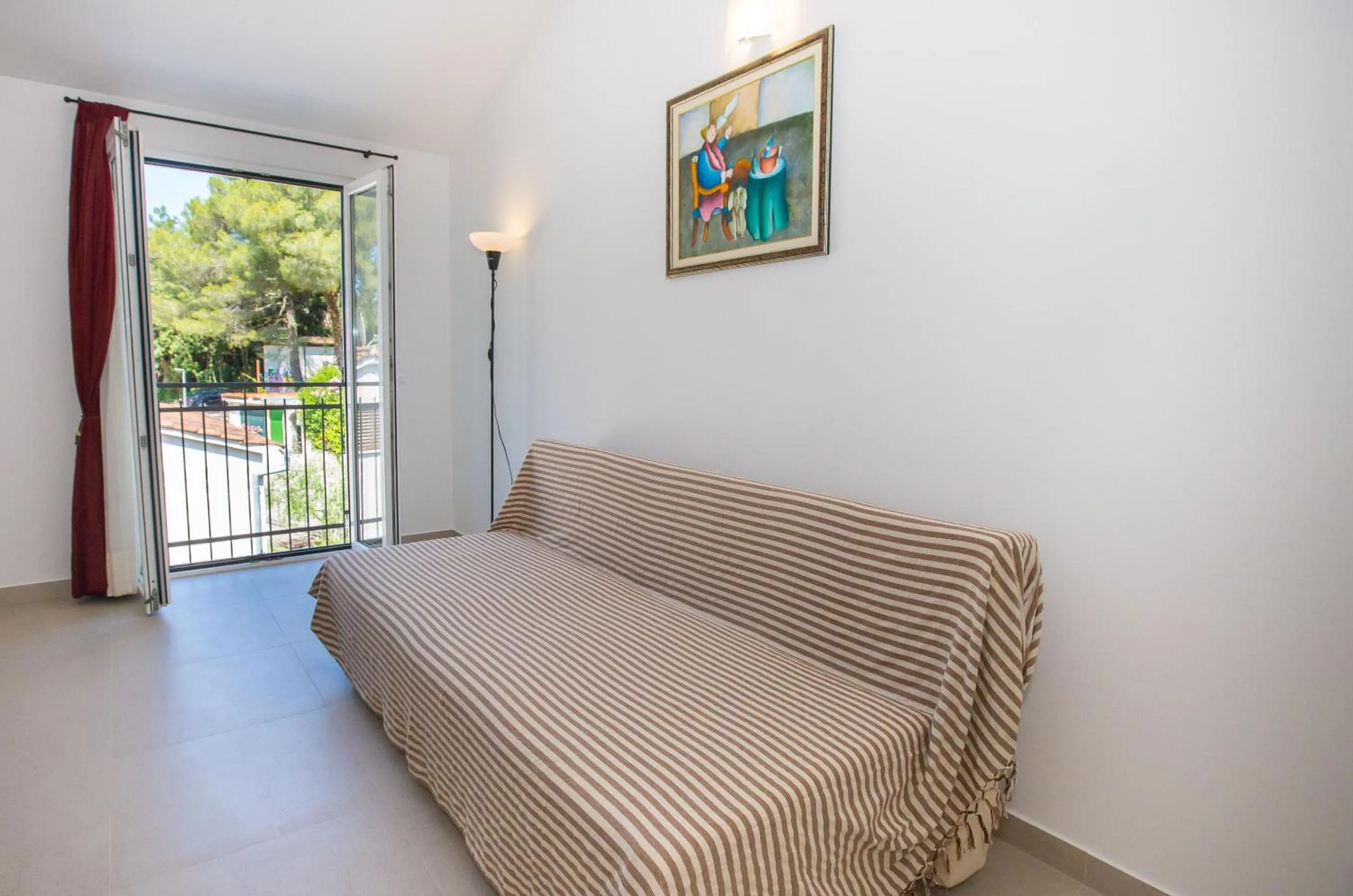 Living room, Bed in Apartments Villa Borik