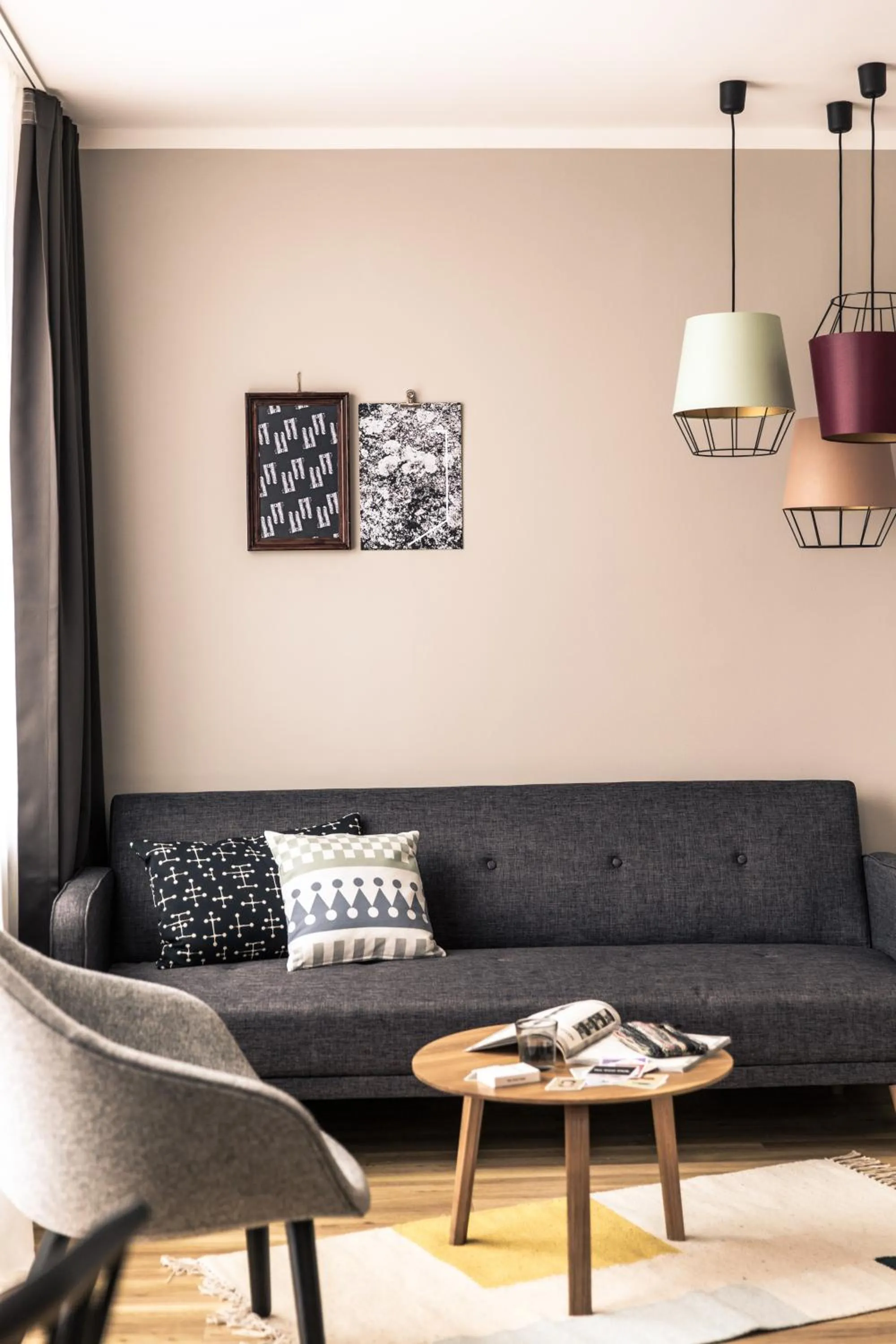 Seating area in Bold Hotel München Zentrum