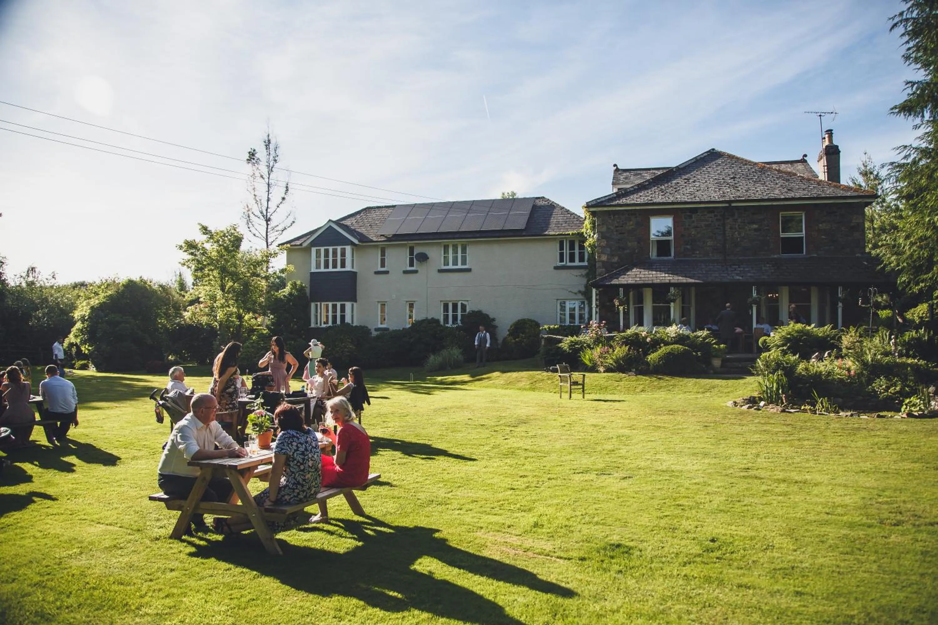 Garden in Lydford House