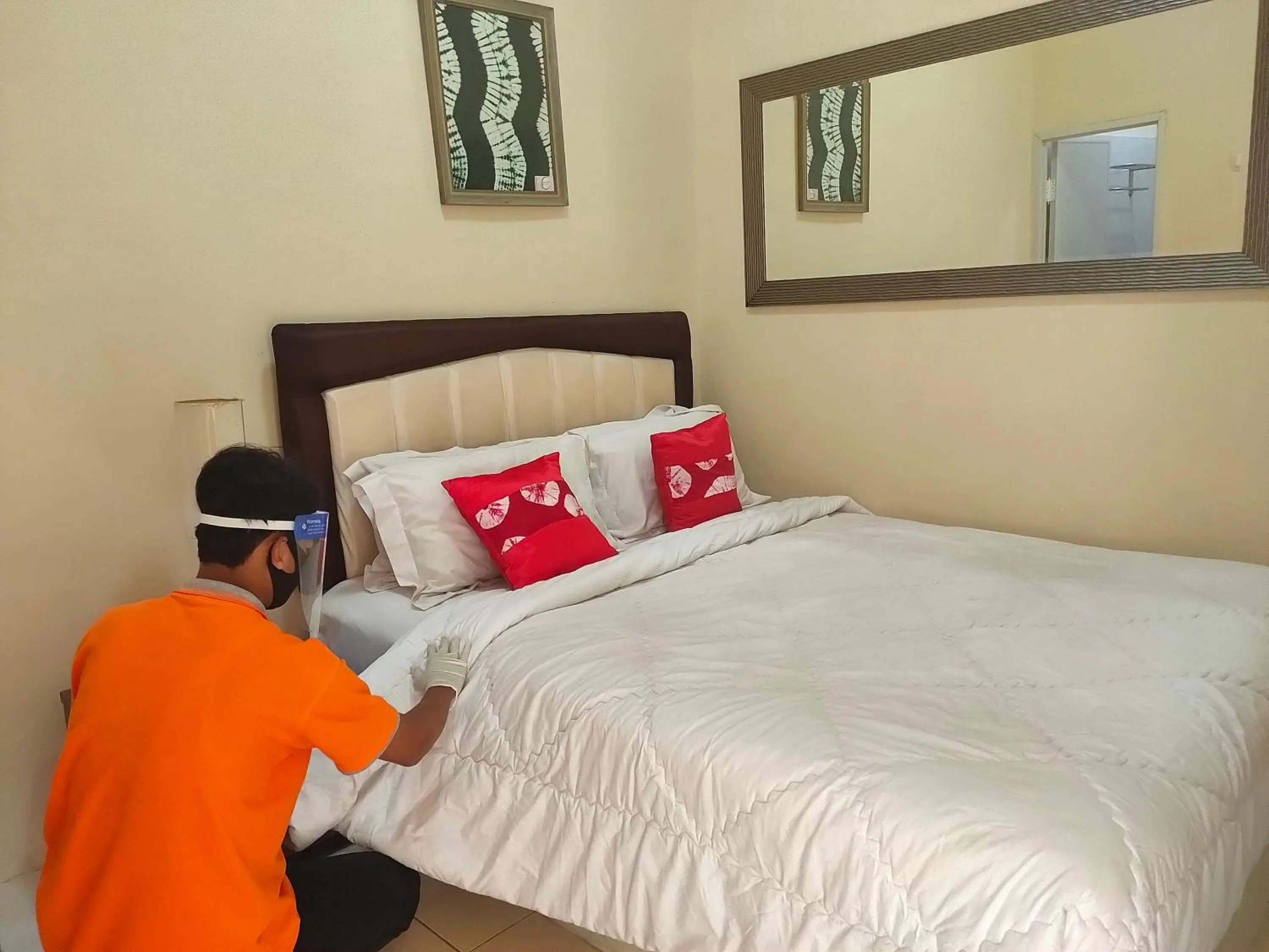 Bed in Bakom Inn Syariah