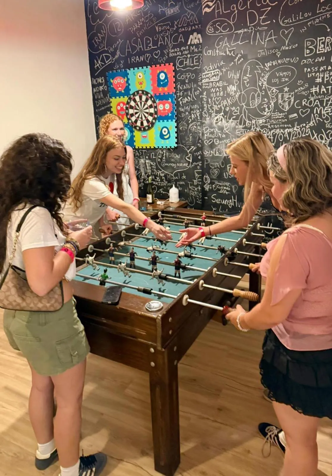 Game Room in Mediterranean Hostel Barcelona