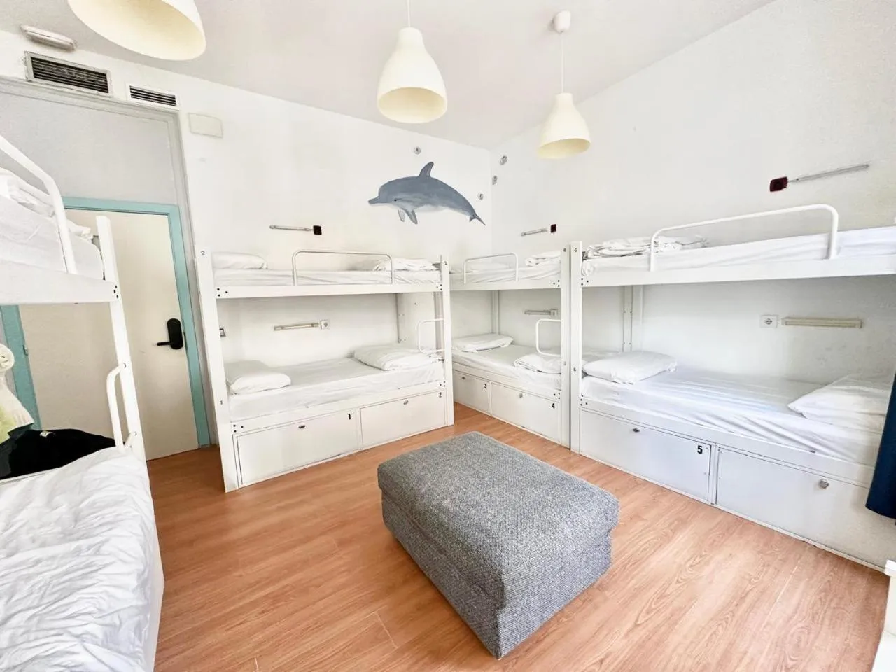 Bed in Mediterranean Hostel Barcelona