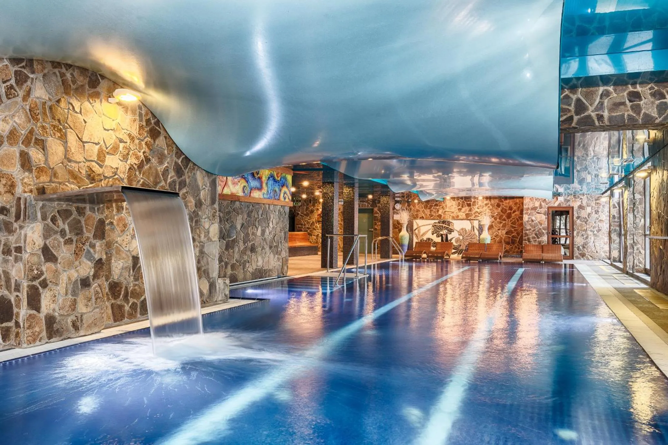 Spa and wellness centre/facilities in APLEND Wellness Hotel Borovica