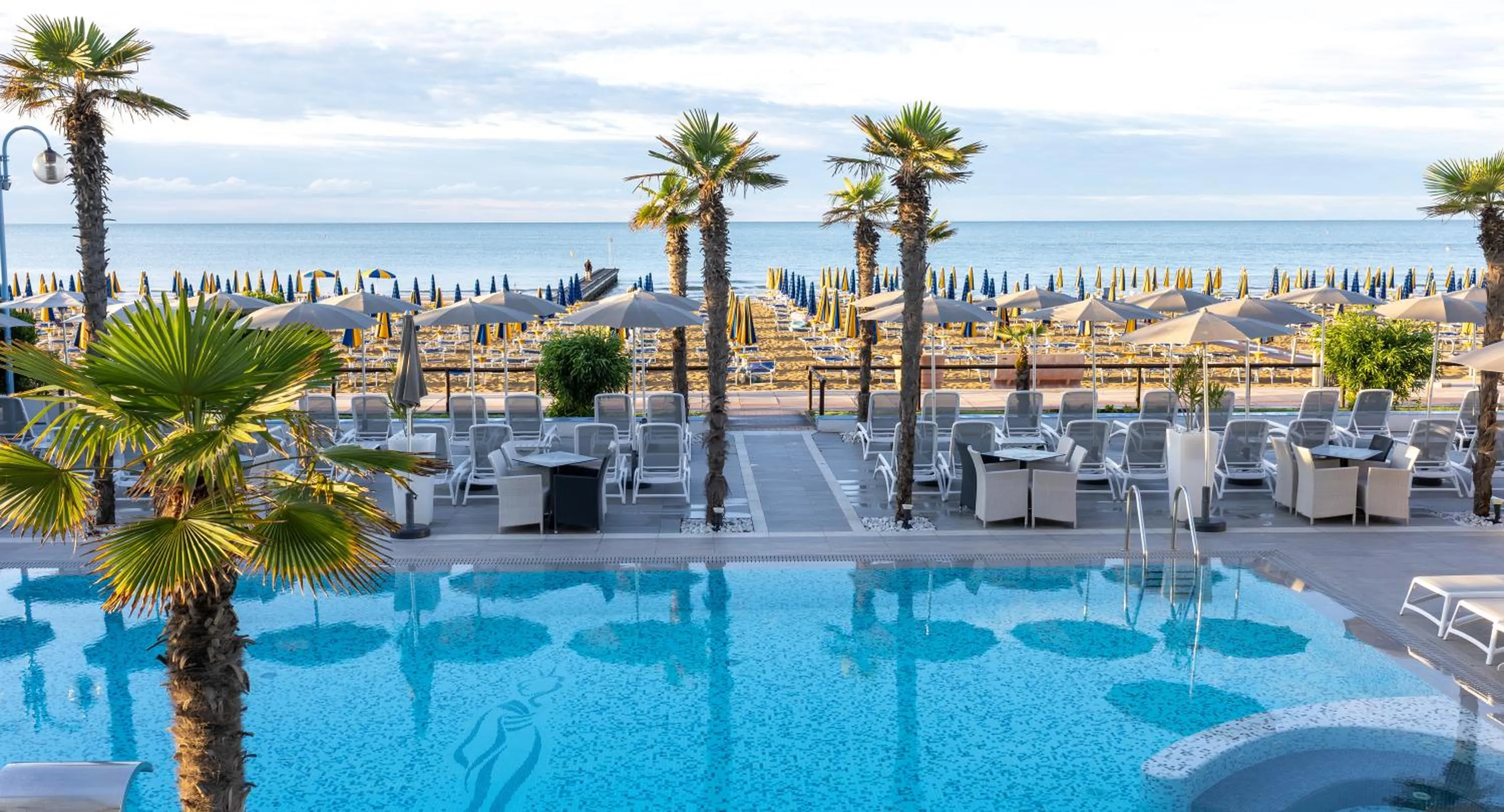 Pool view in Hotel Sayonara