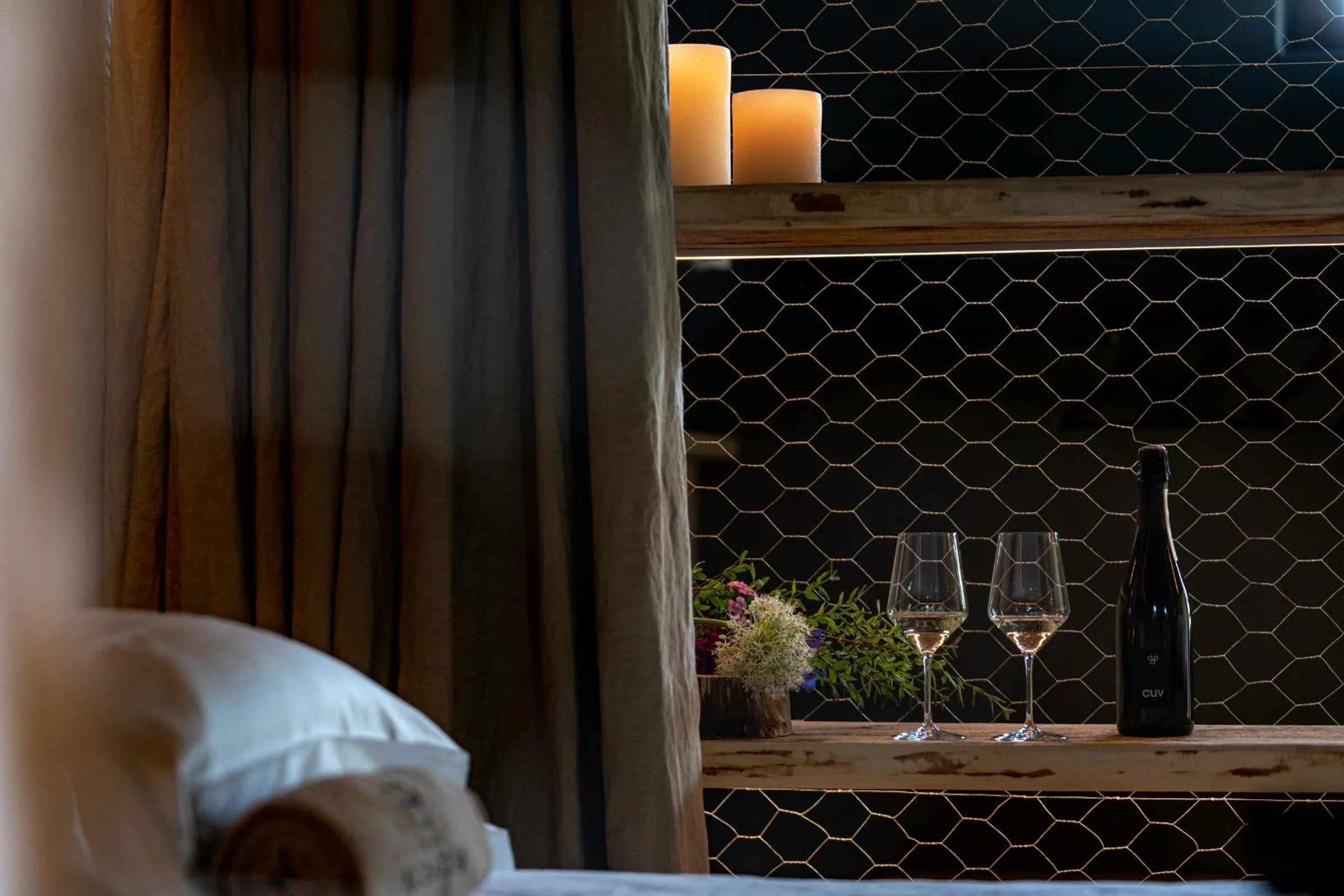 Bed in Duca Di Dolle Wine & Relais