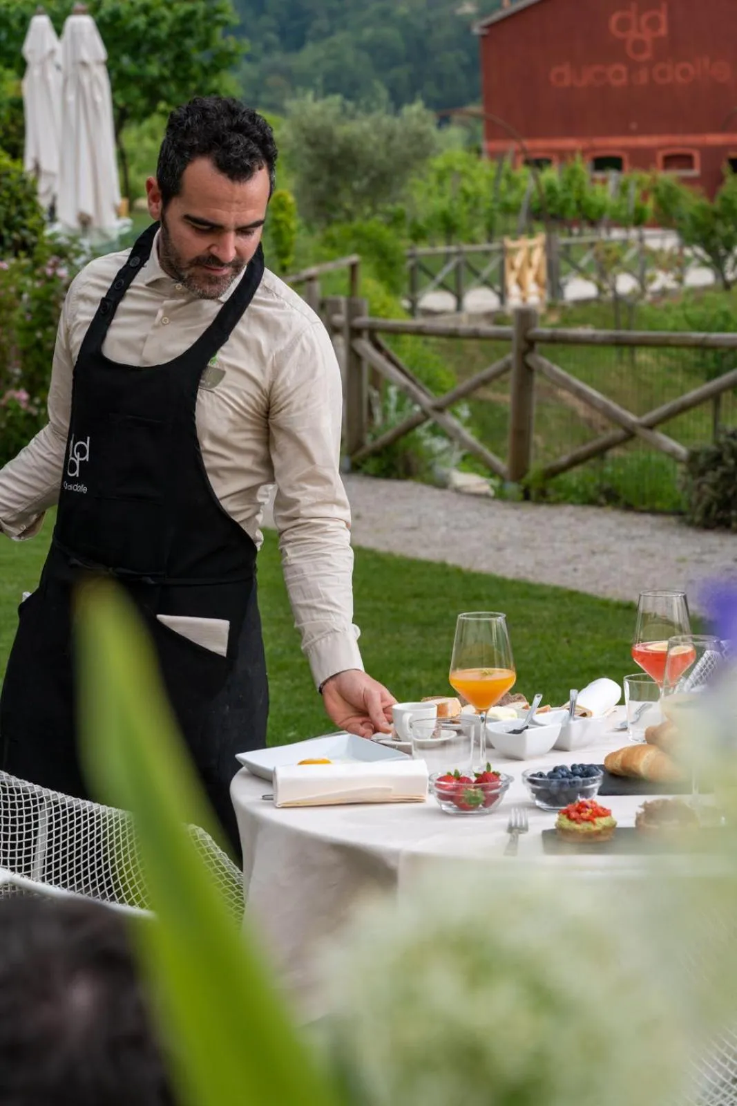 Continental breakfast in Duca Di Dolle Wine & Relais