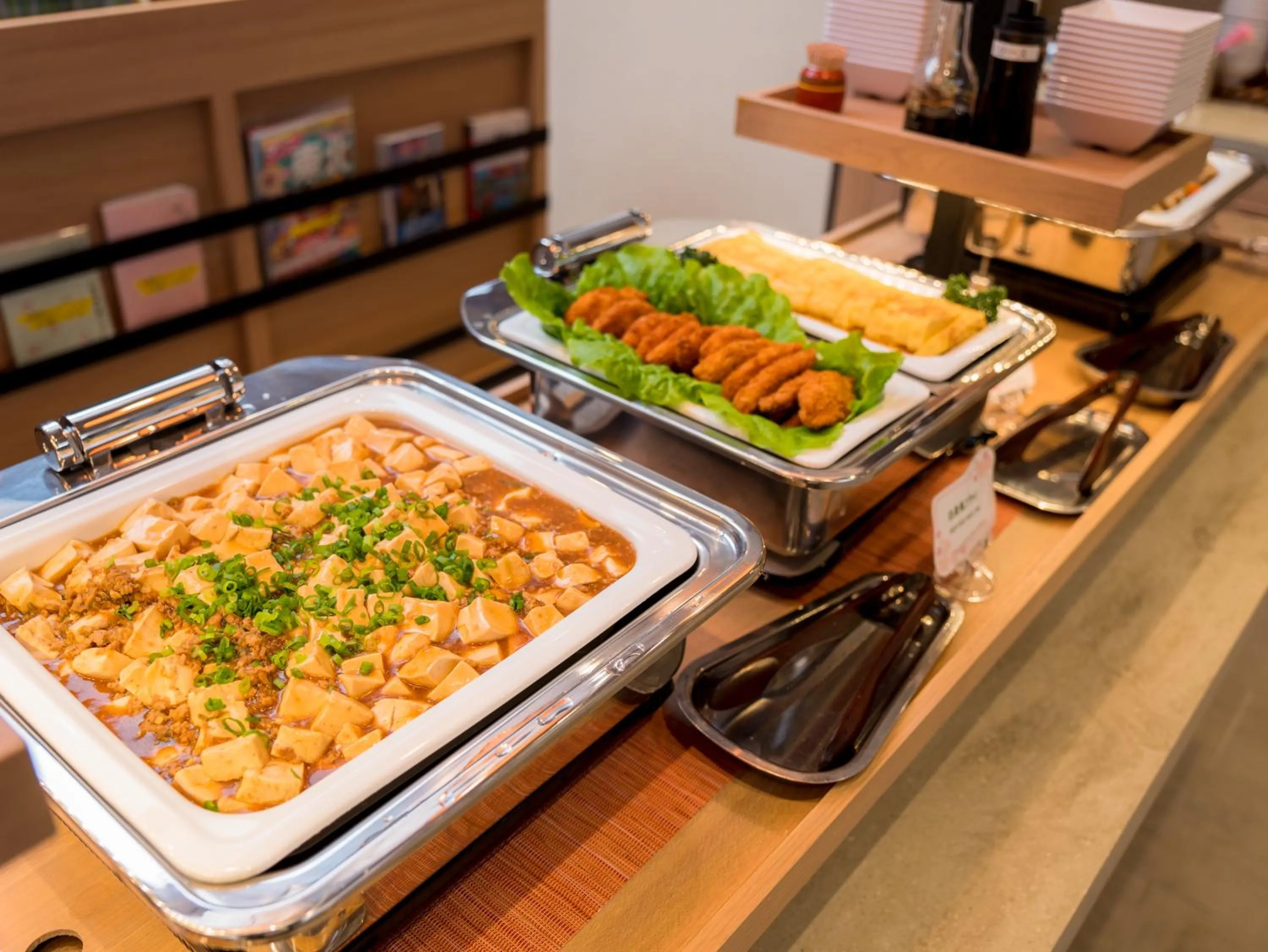 Buffet breakfast in Super Hotel Hirosaki