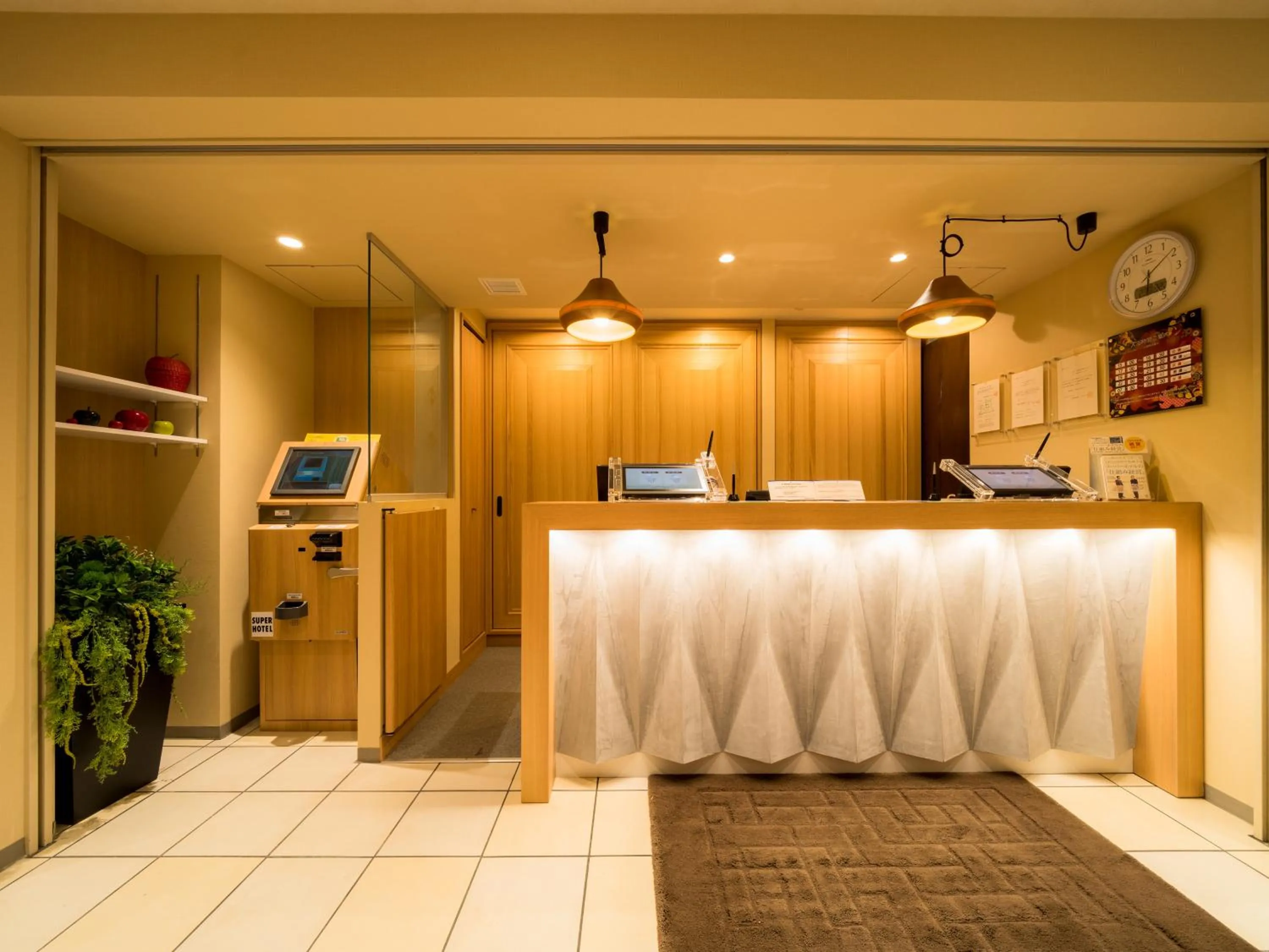 Lobby or reception in Super Hotel Hirosaki