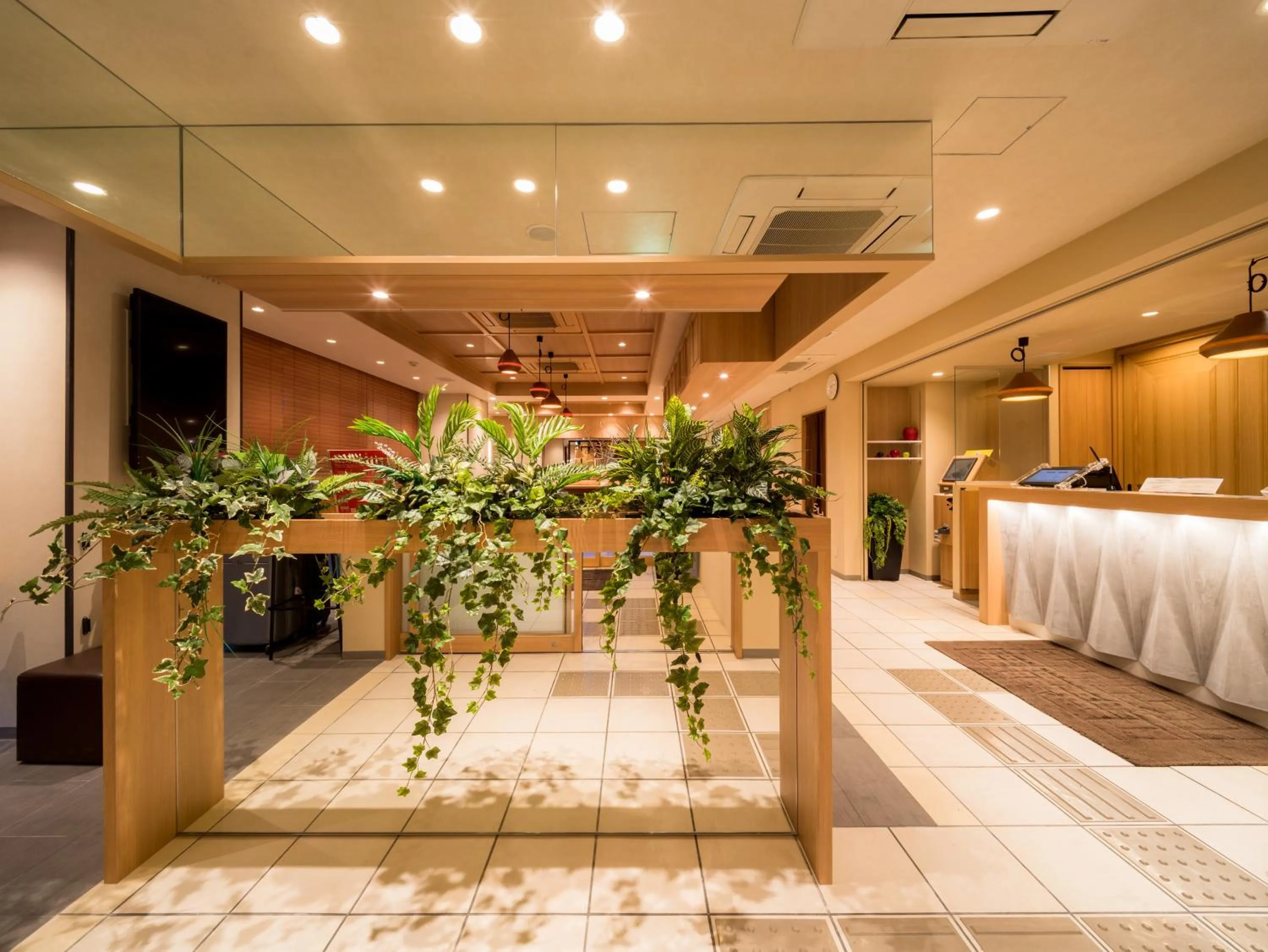 Lobby or reception in Super Hotel Hirosaki