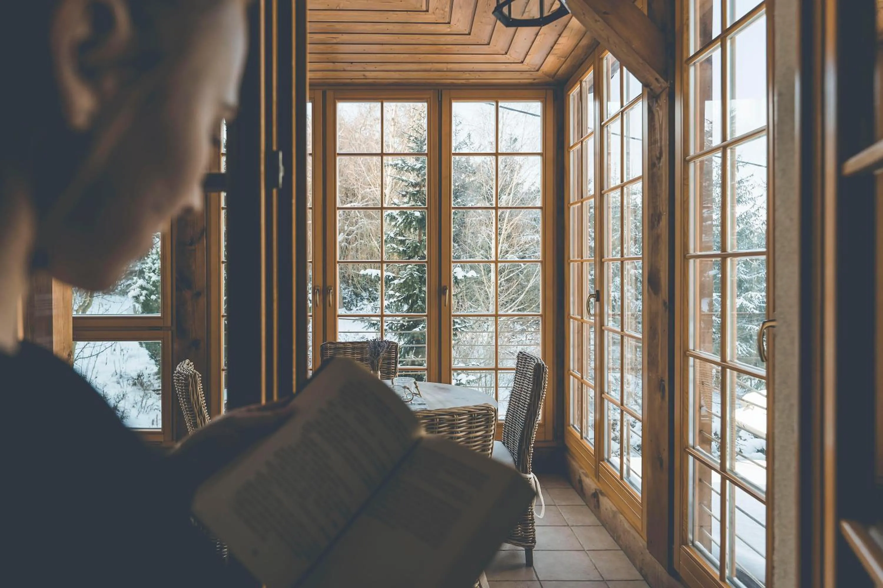 Winter in Łubinowe Wzgórze - Wioska Zdrowia