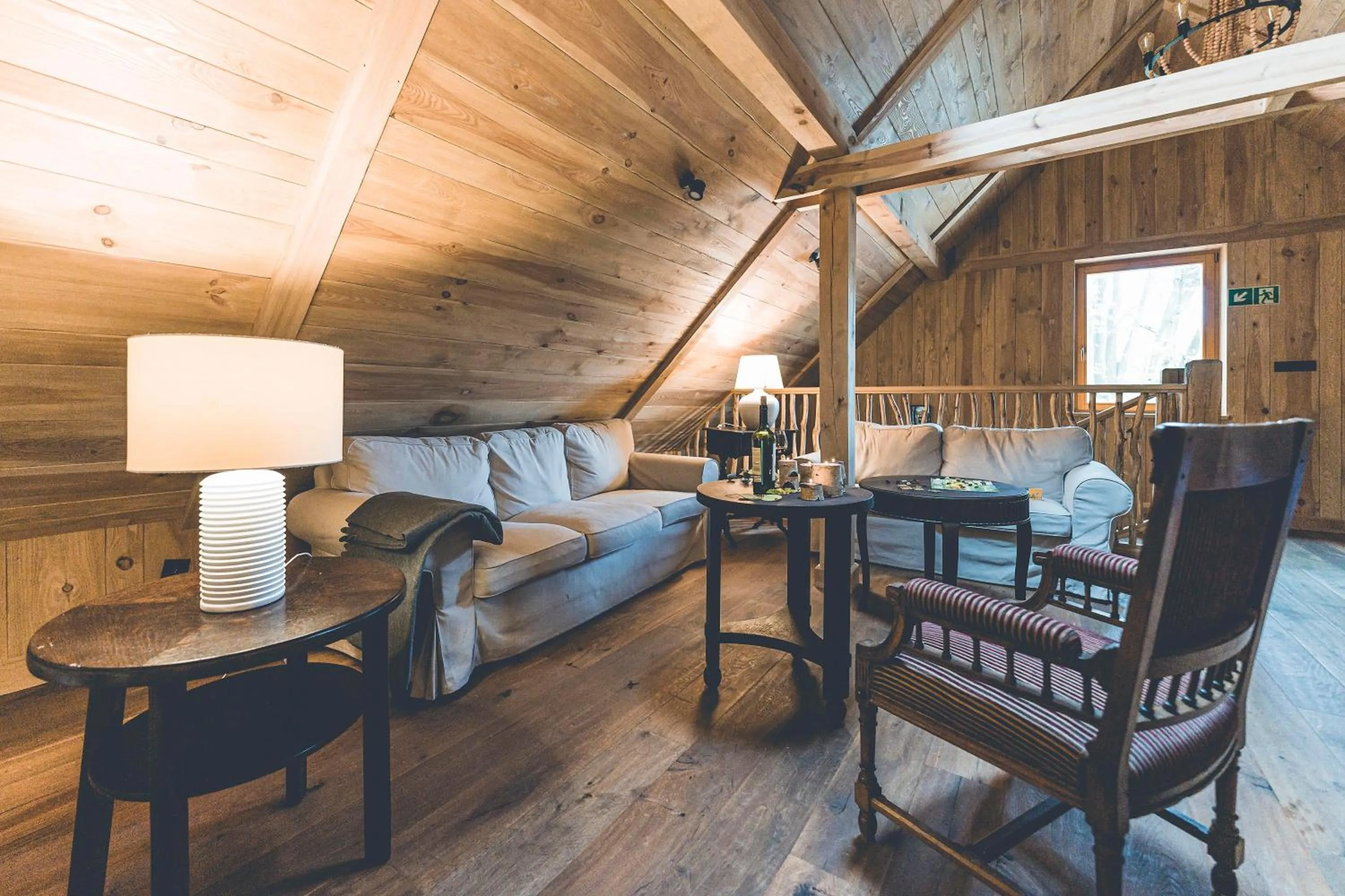 Seating area in Łubinowe Wzgórze - Wioska Zdrowia