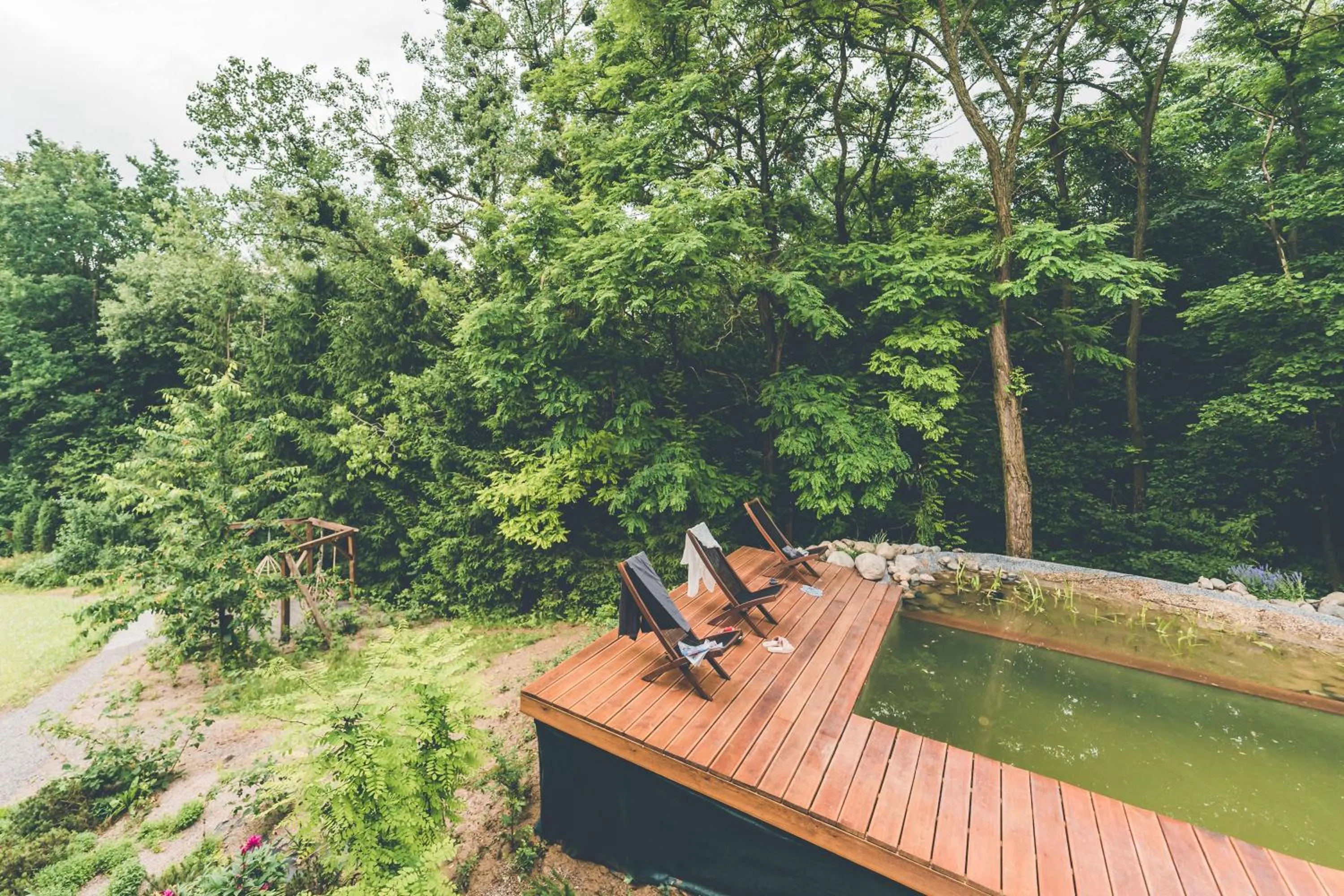 Garden view in Łubinowe Wzgórze - Wioska Zdrowia