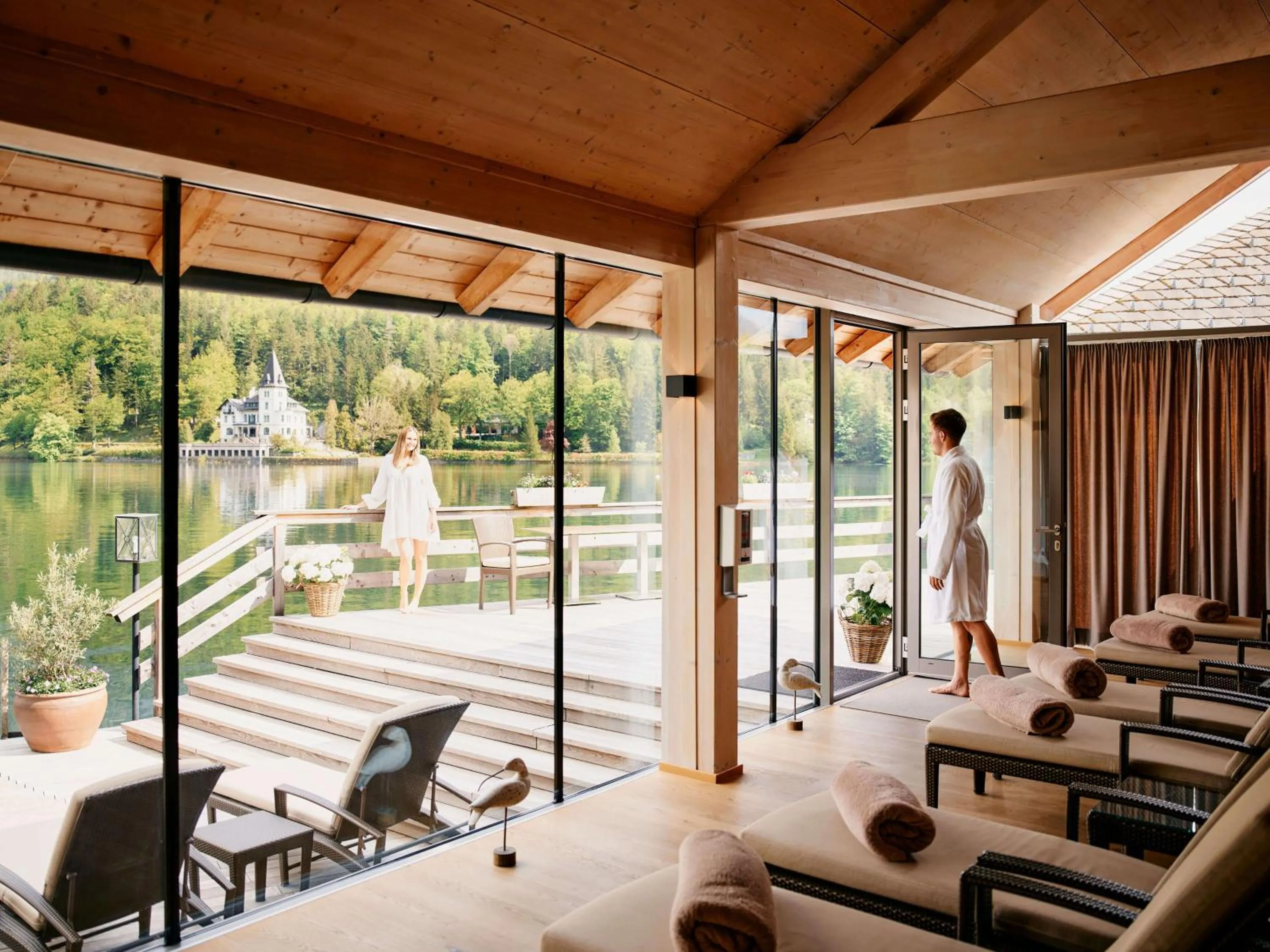 Spa and wellness centre/facilities in TAUROA Seehotel Grundlsee