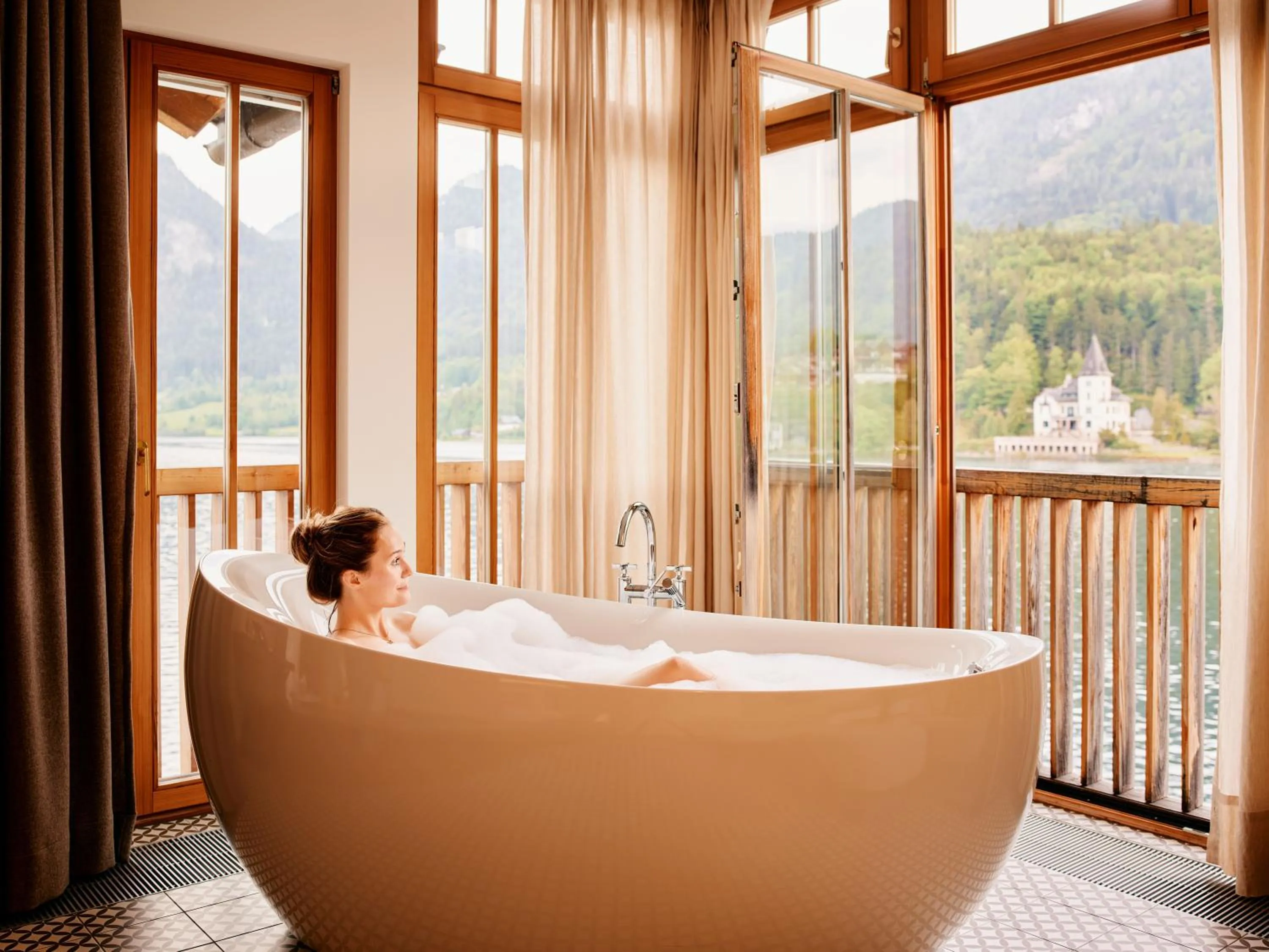 View (from property/room) in TAUROA Seehotel Grundlsee