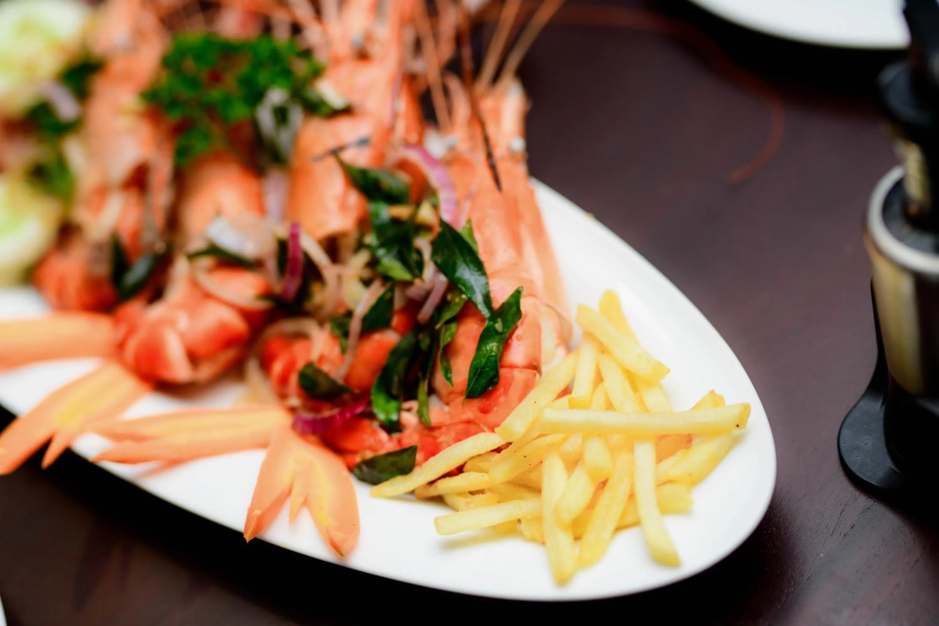 Dinner in Royal Beach Hotel Hikkaduwa