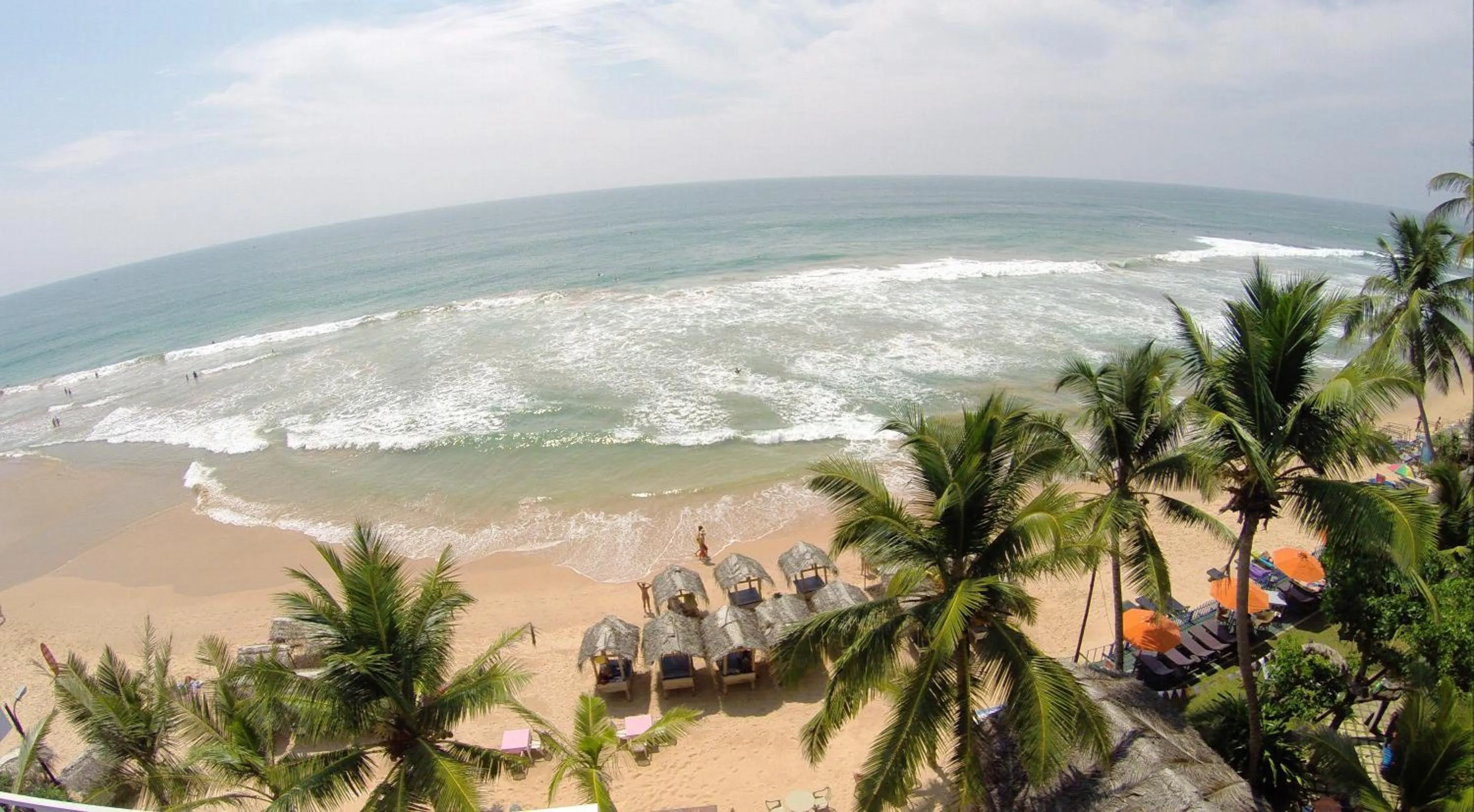 Sea view in Royal Beach Hotel Hikkaduwa