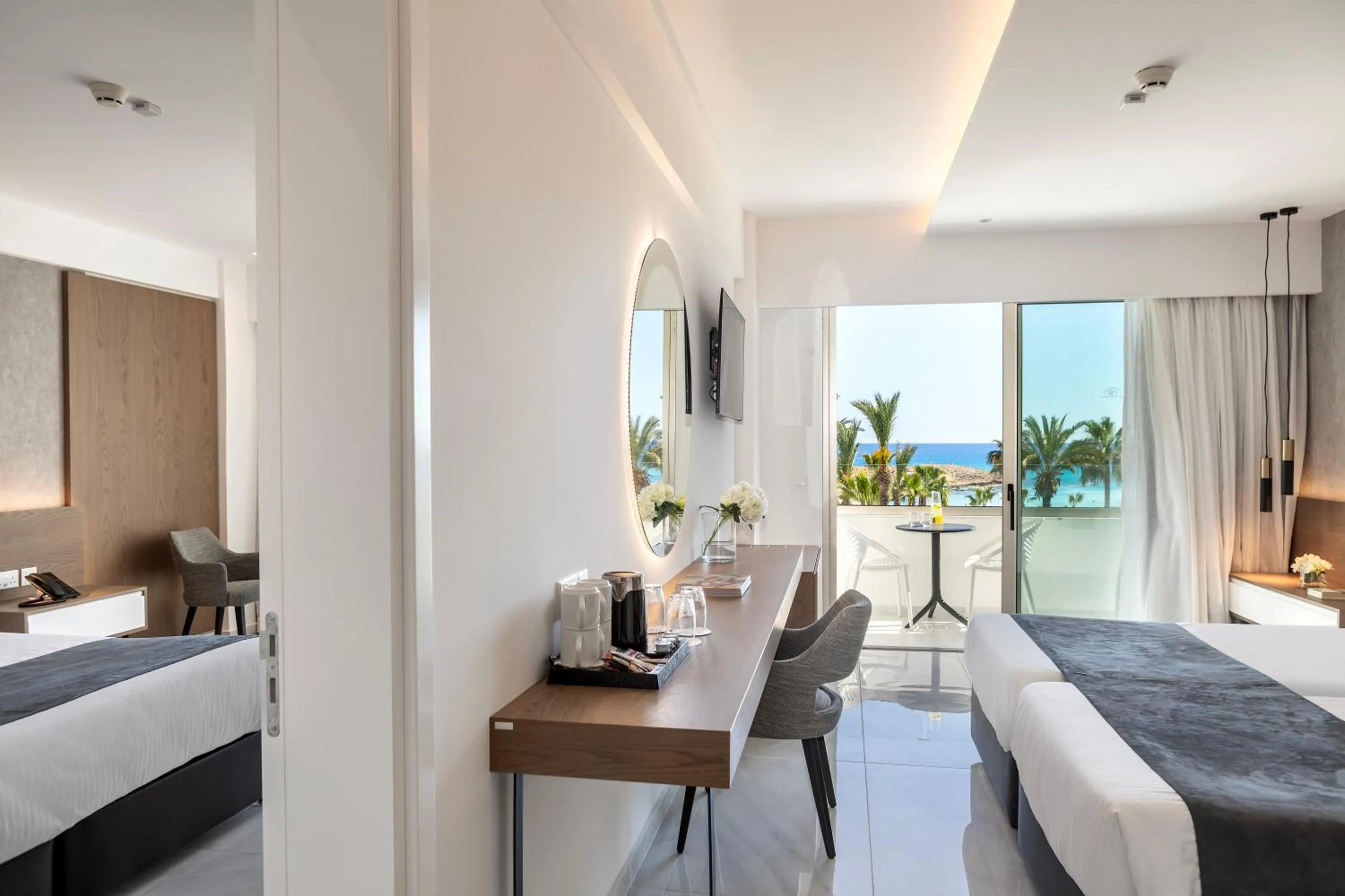 Bed in Pavlo Napa Beach Hotel