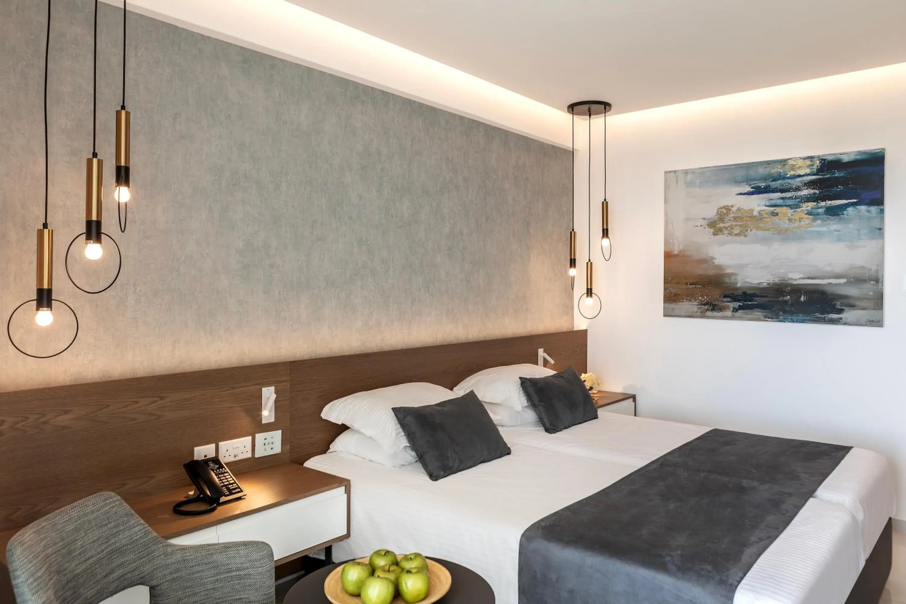 Photo of the whole room, Bed in Pavlo Napa Beach Hotel