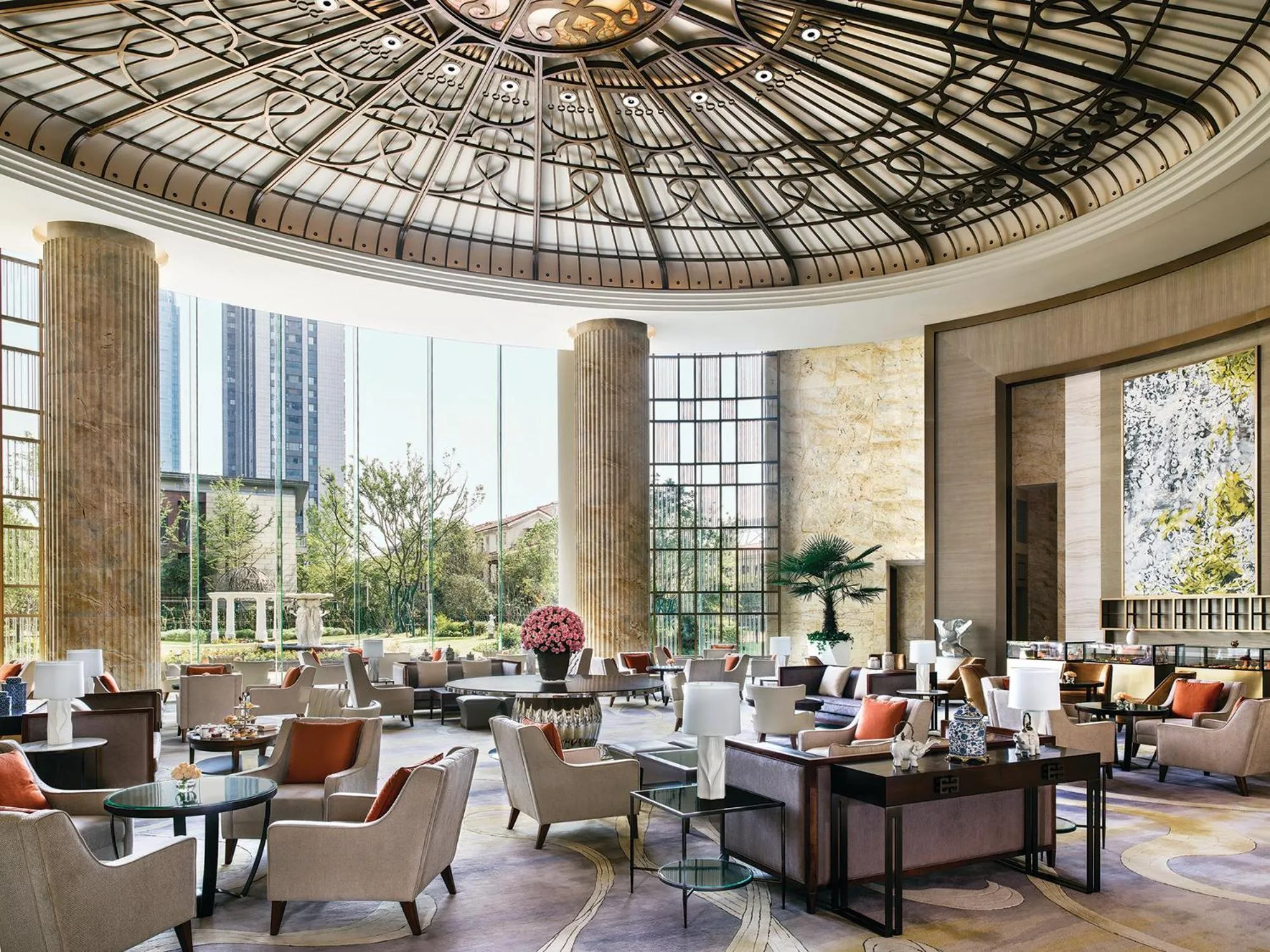 Lobby or reception in The Langham, Hefei