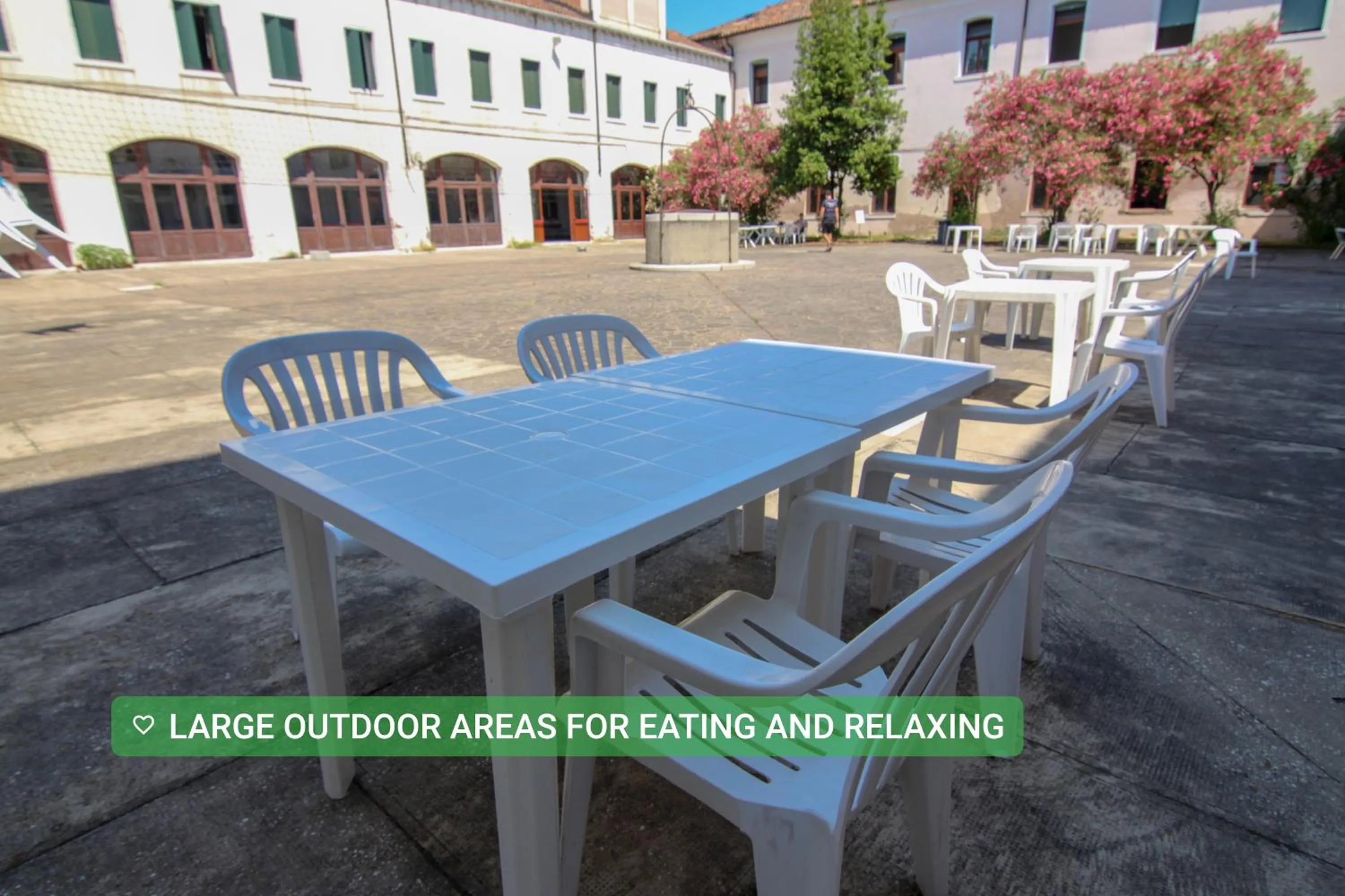 Patio in Ostello S. Fosca - CPU Venice Hostels