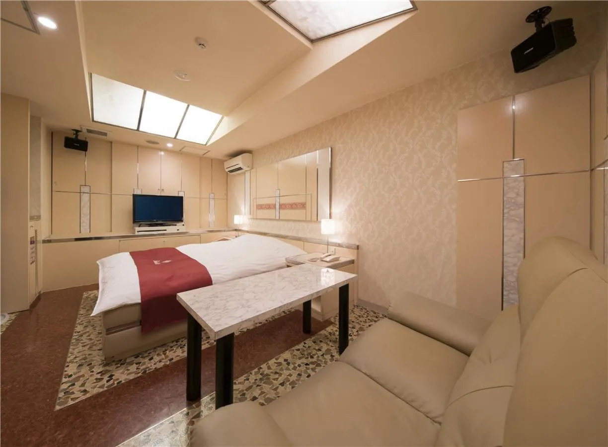 Bed in Prime Hotel Fulula プライムホテル フルーラ