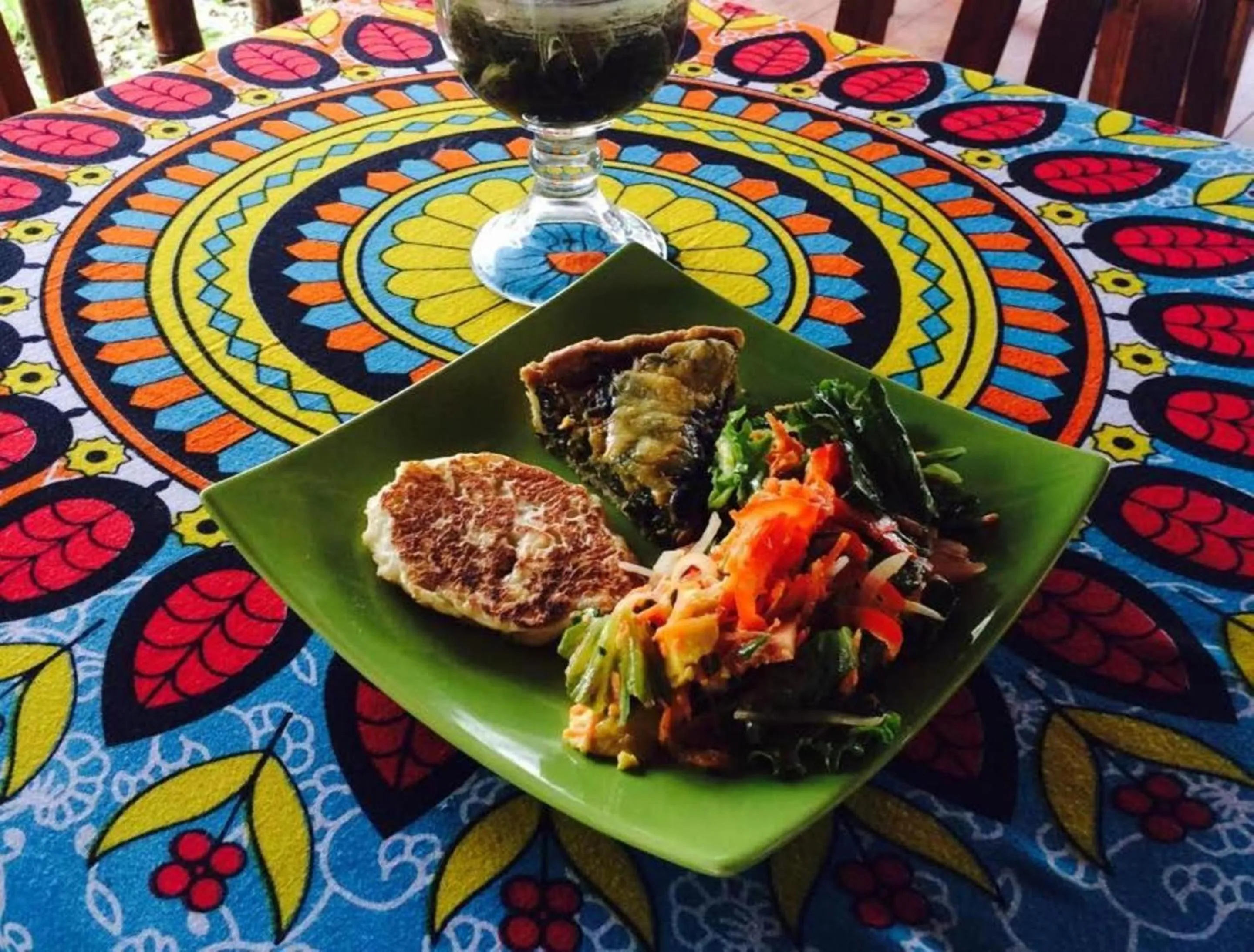 Food and drinks in Samai Lodge Holistic Living