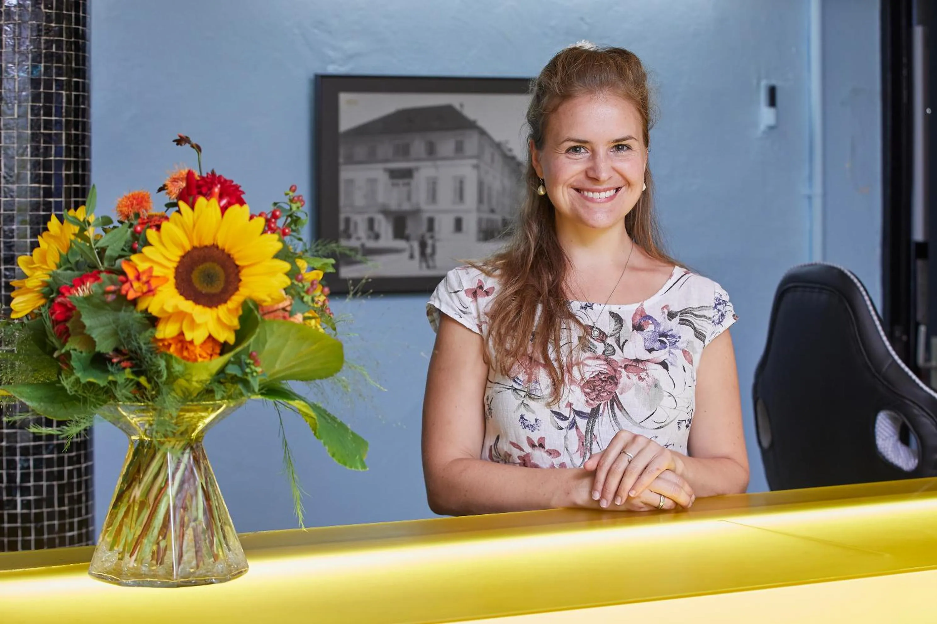 Lobby or reception in Hotel Rotes Haus