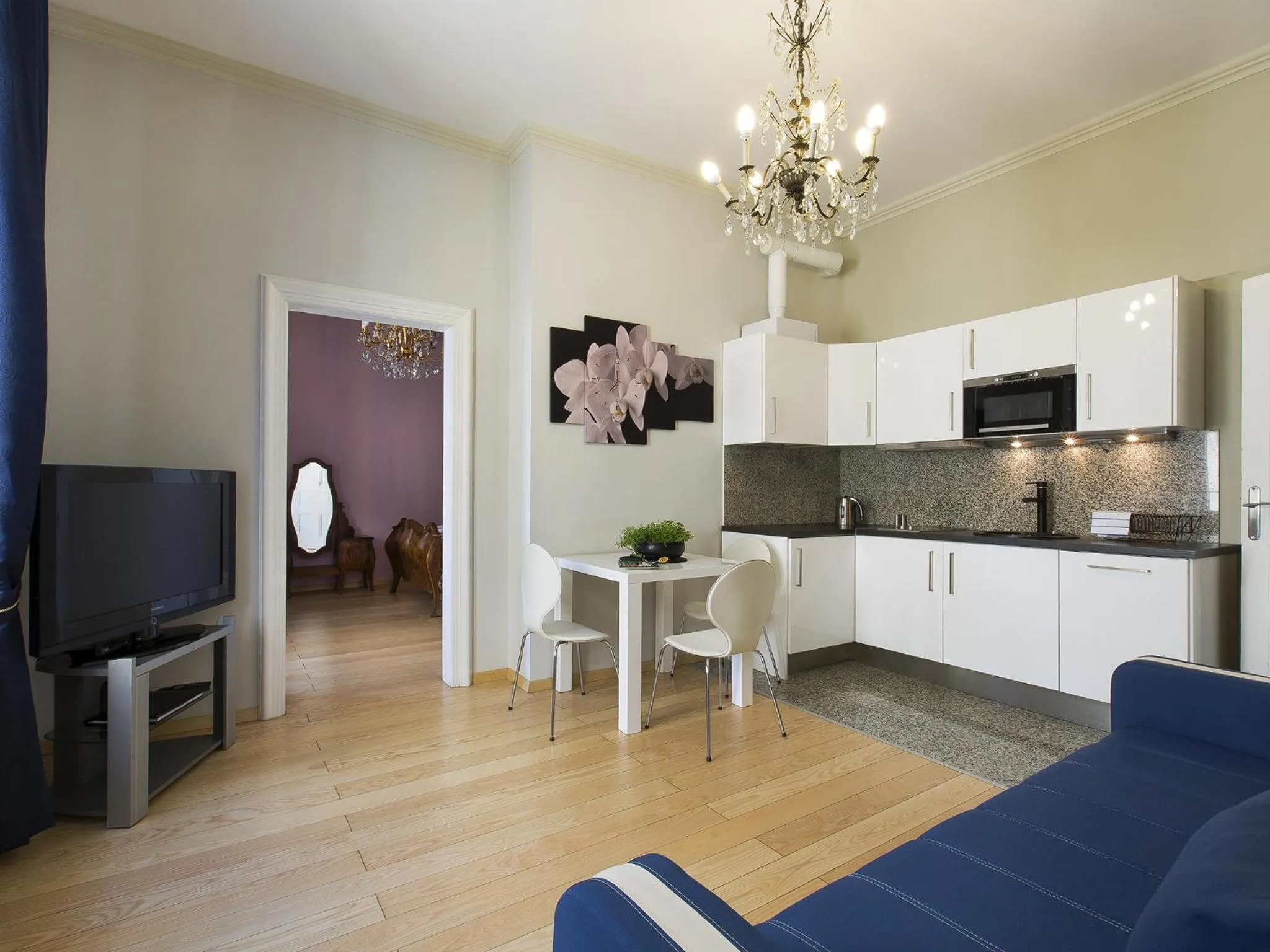 Seating area in Antique Apartments Old Town